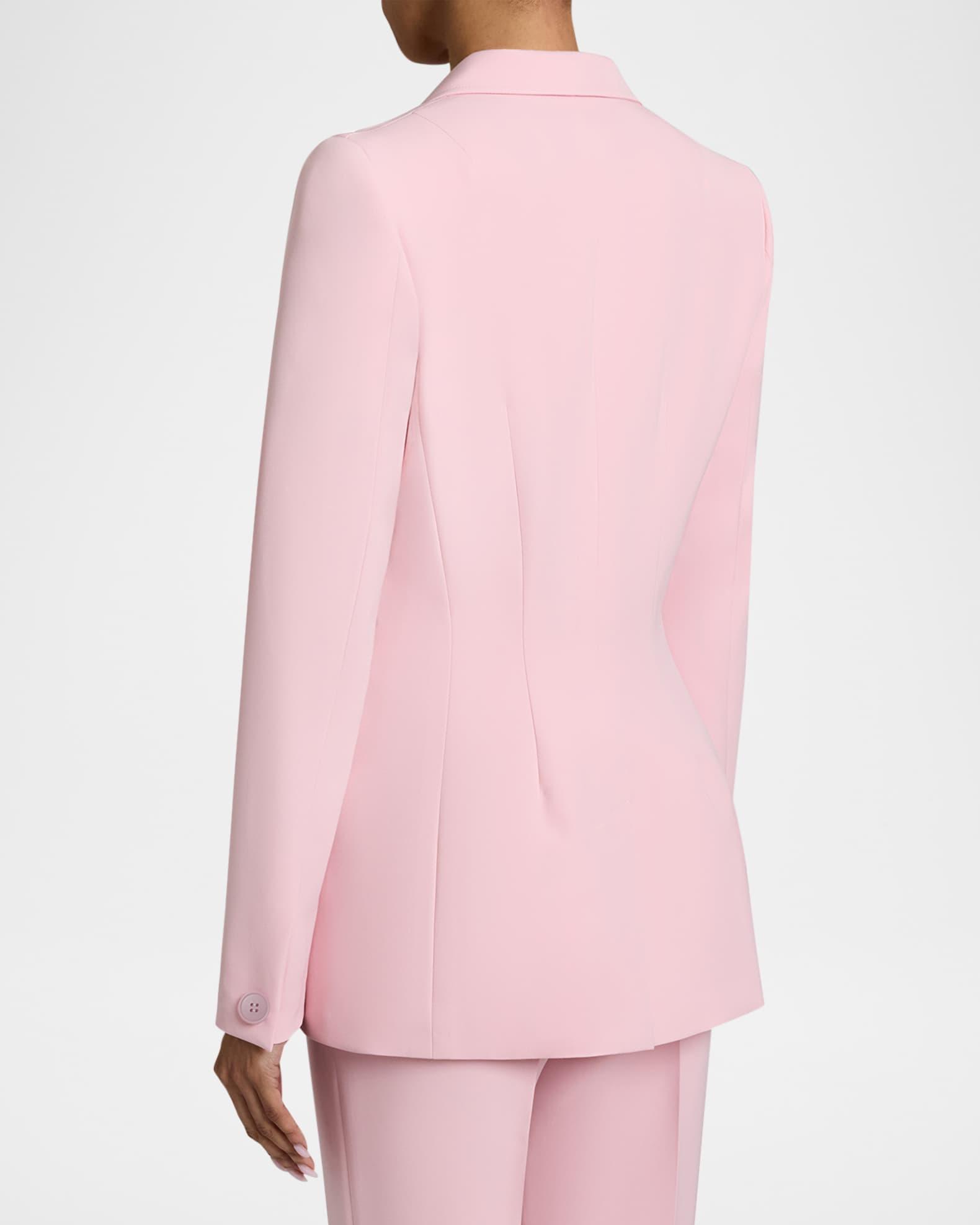 Paco Double-Breasted Stretch Crepe Jacket Product Image