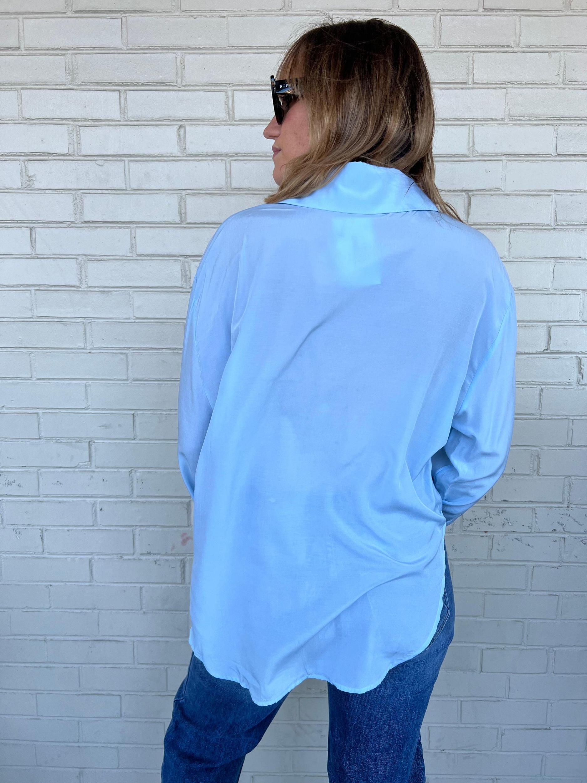 Modern Love Button Down Blouse Product Image