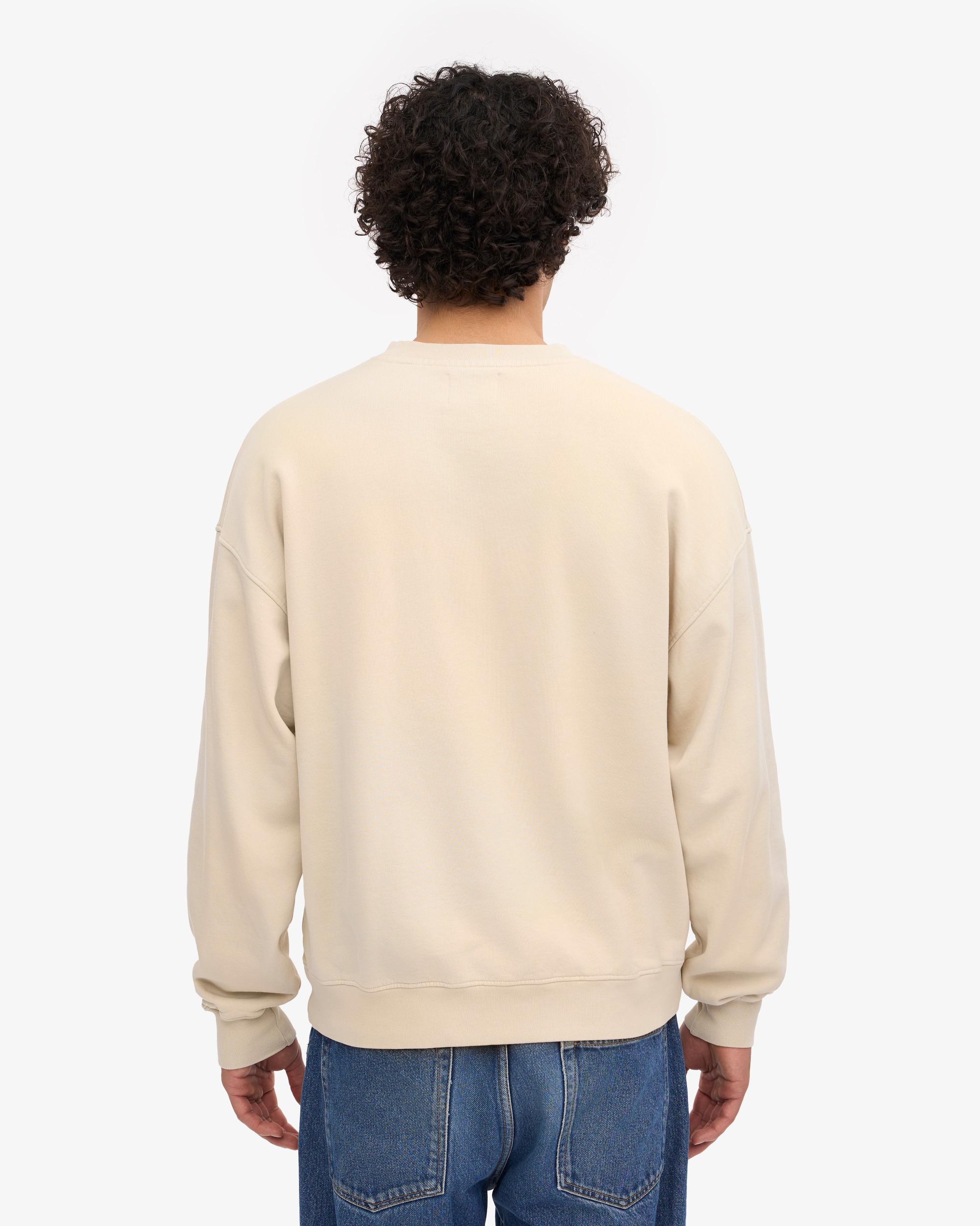 Organic Oversized Crew - Ivory White Product Image
