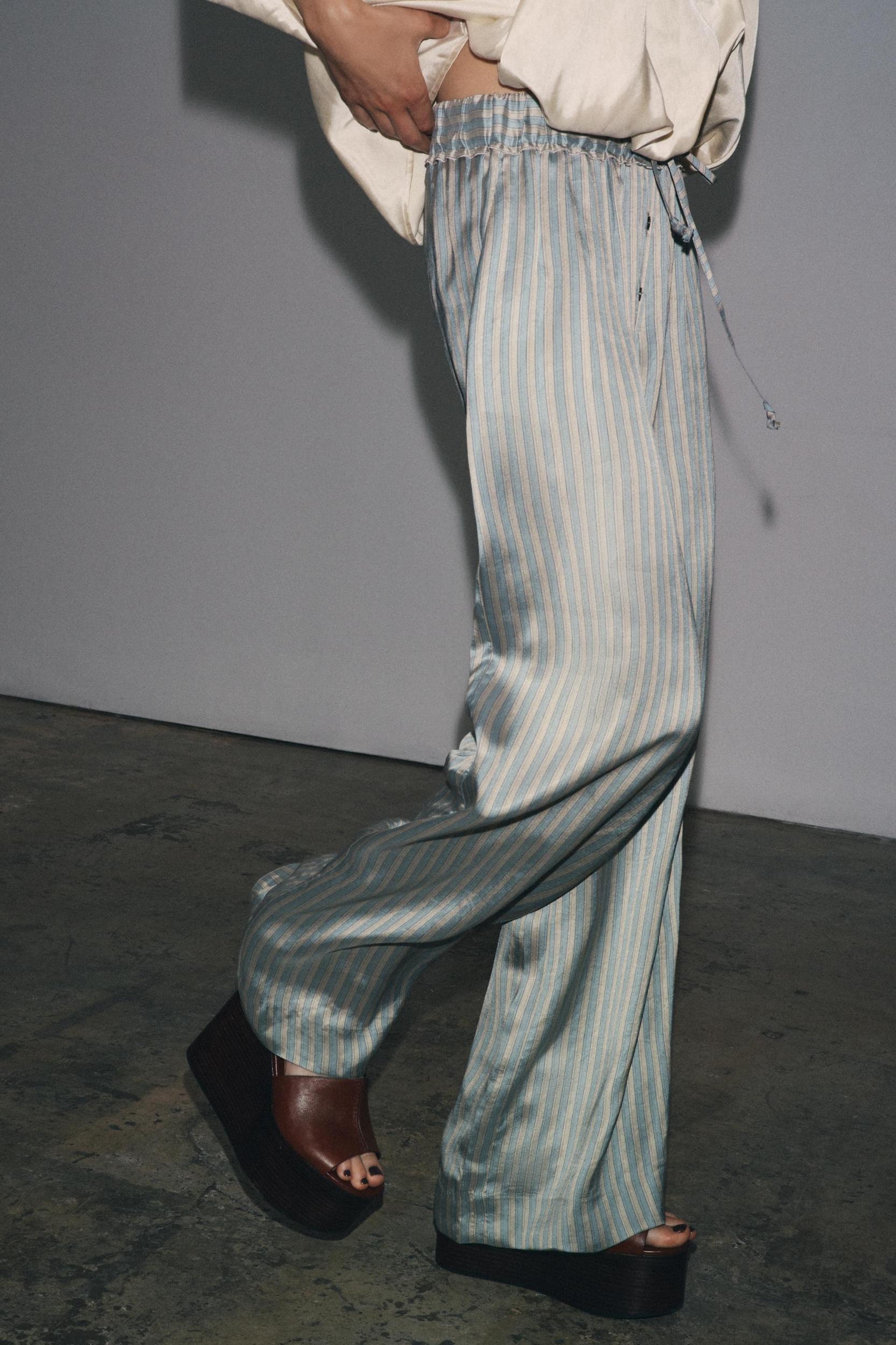 ZW COLLECTION STRIPED PAJAMA PANTS Product Image