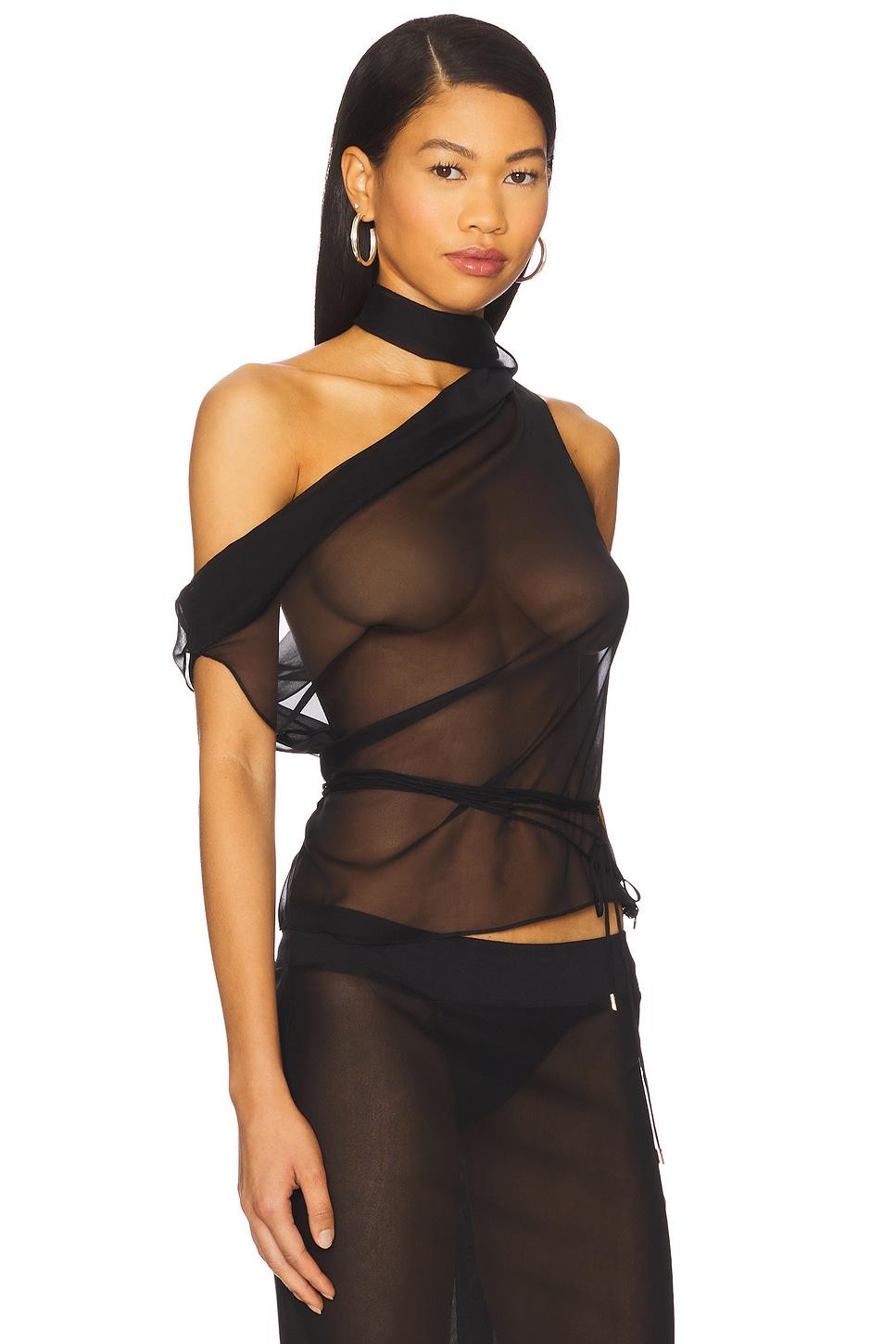 Scarf Top LaQuan Smith Product Image