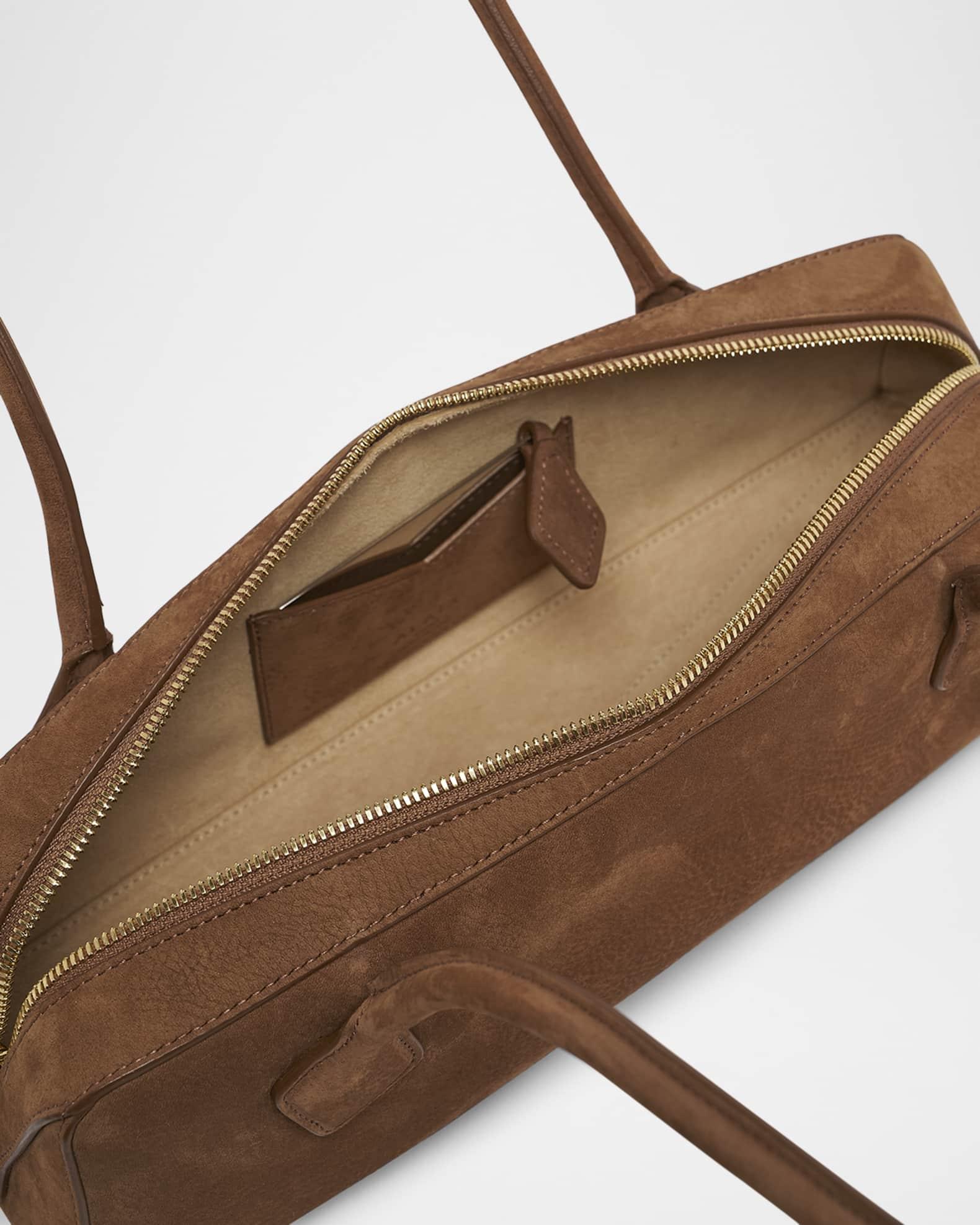 Le Teckel Medium Suede Shoulder Bag Product Image