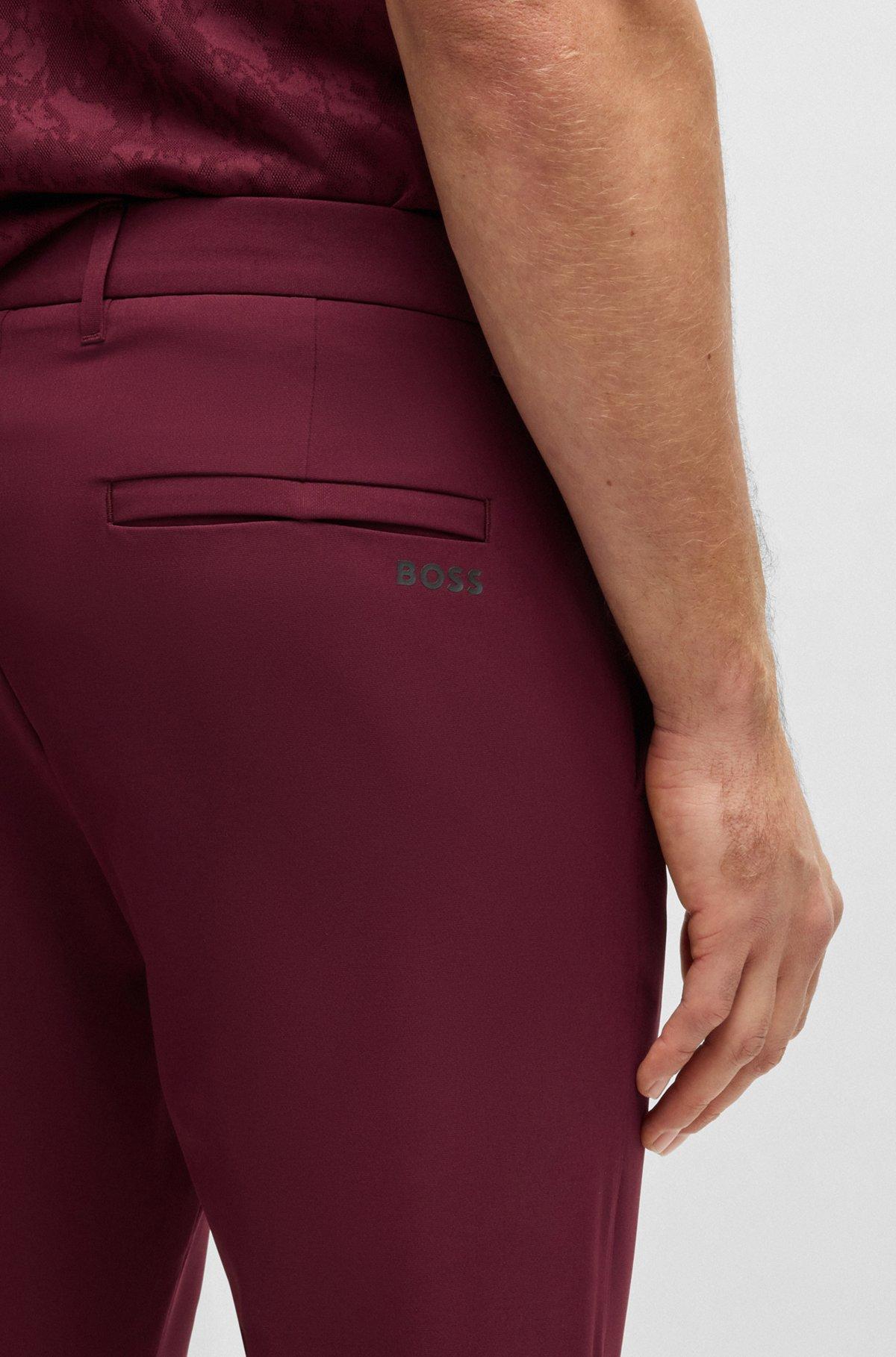 Slim-fit pants in water-repellent stretch fabric Product Image