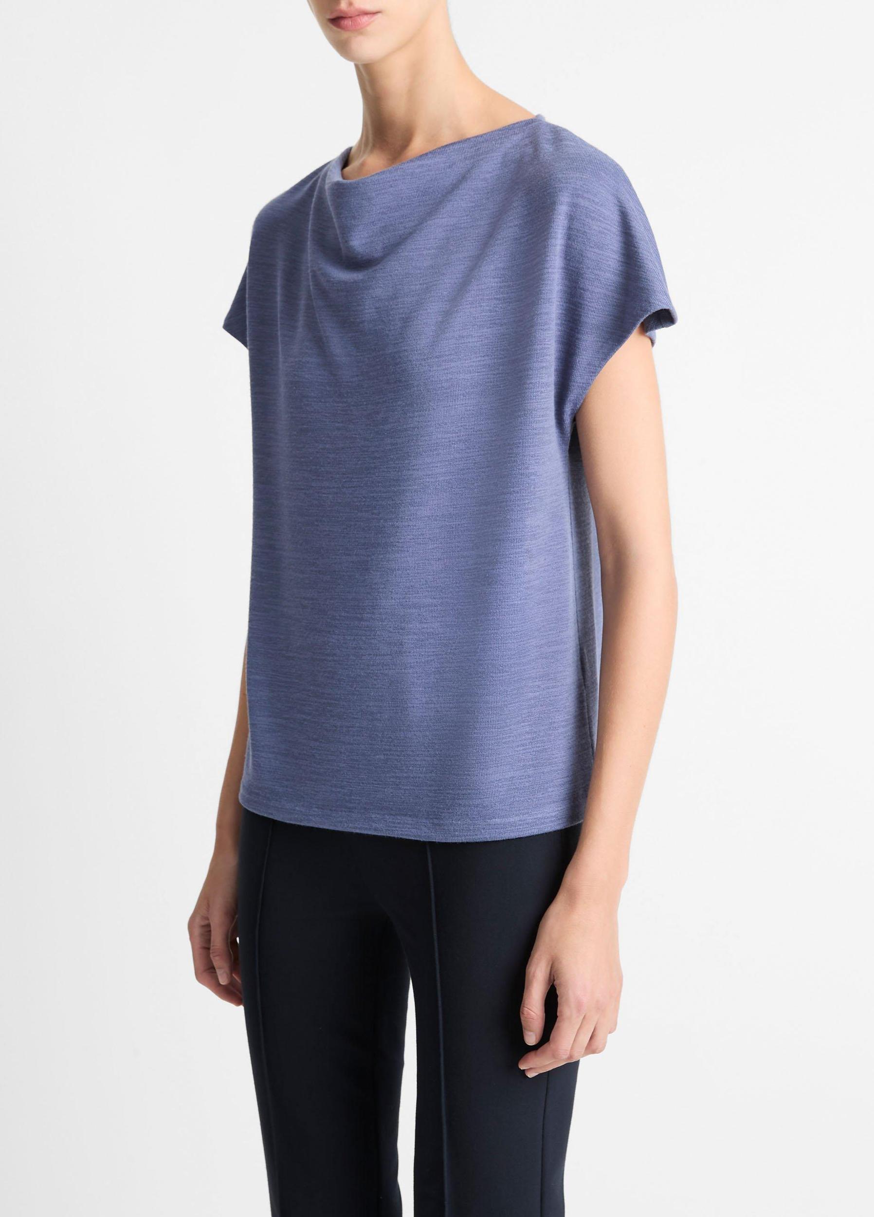 Knit Cowl-Neck Top Product Image