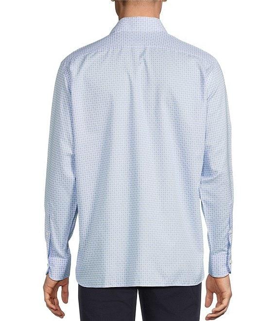 Daniel Cremieux Signature Label Non-Iron Square Geometric Oxford Long Sleeve Woven Shirt Product Image