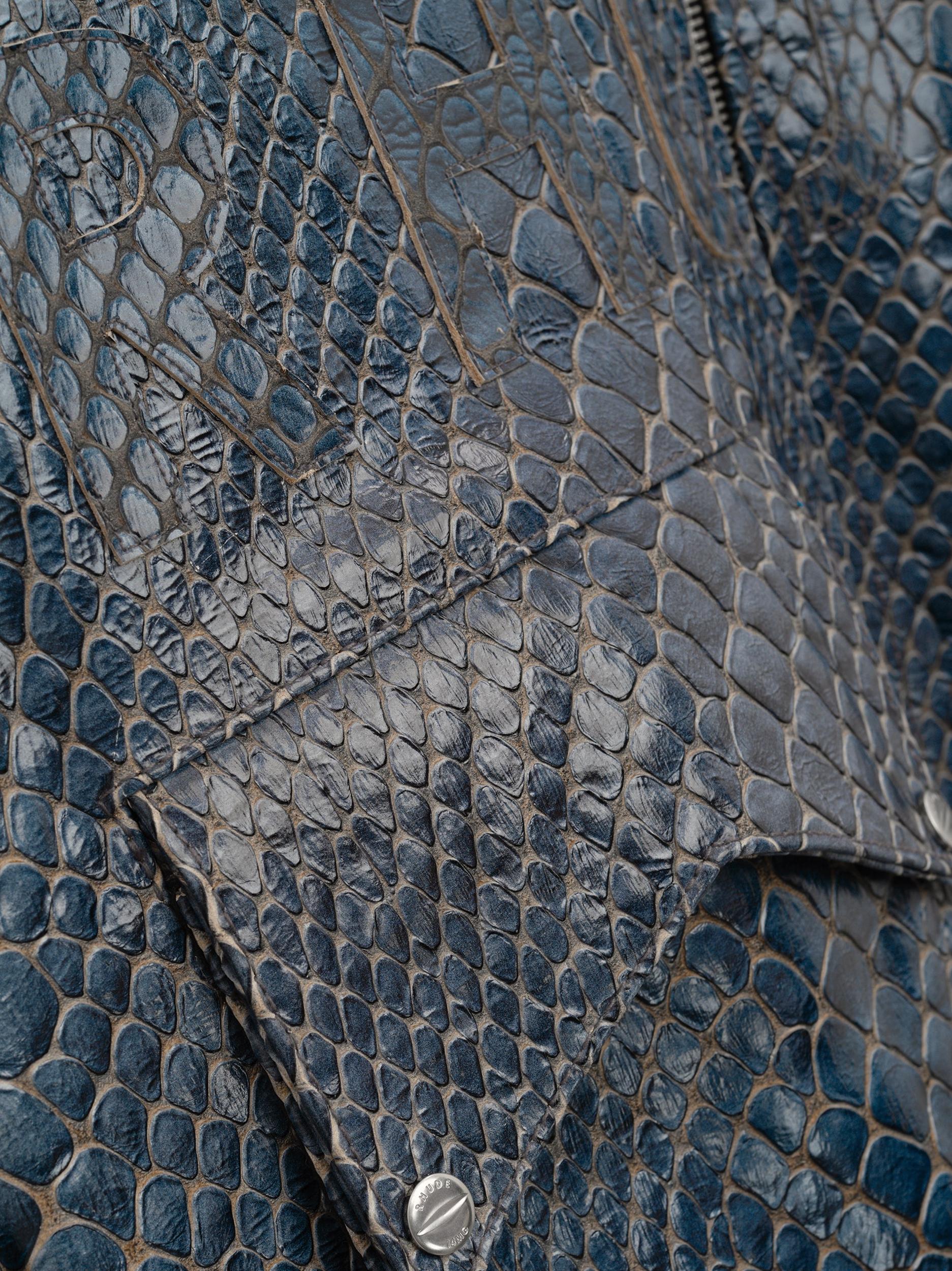 BLUE CROCODILE PILOT JACKET Male Product Image