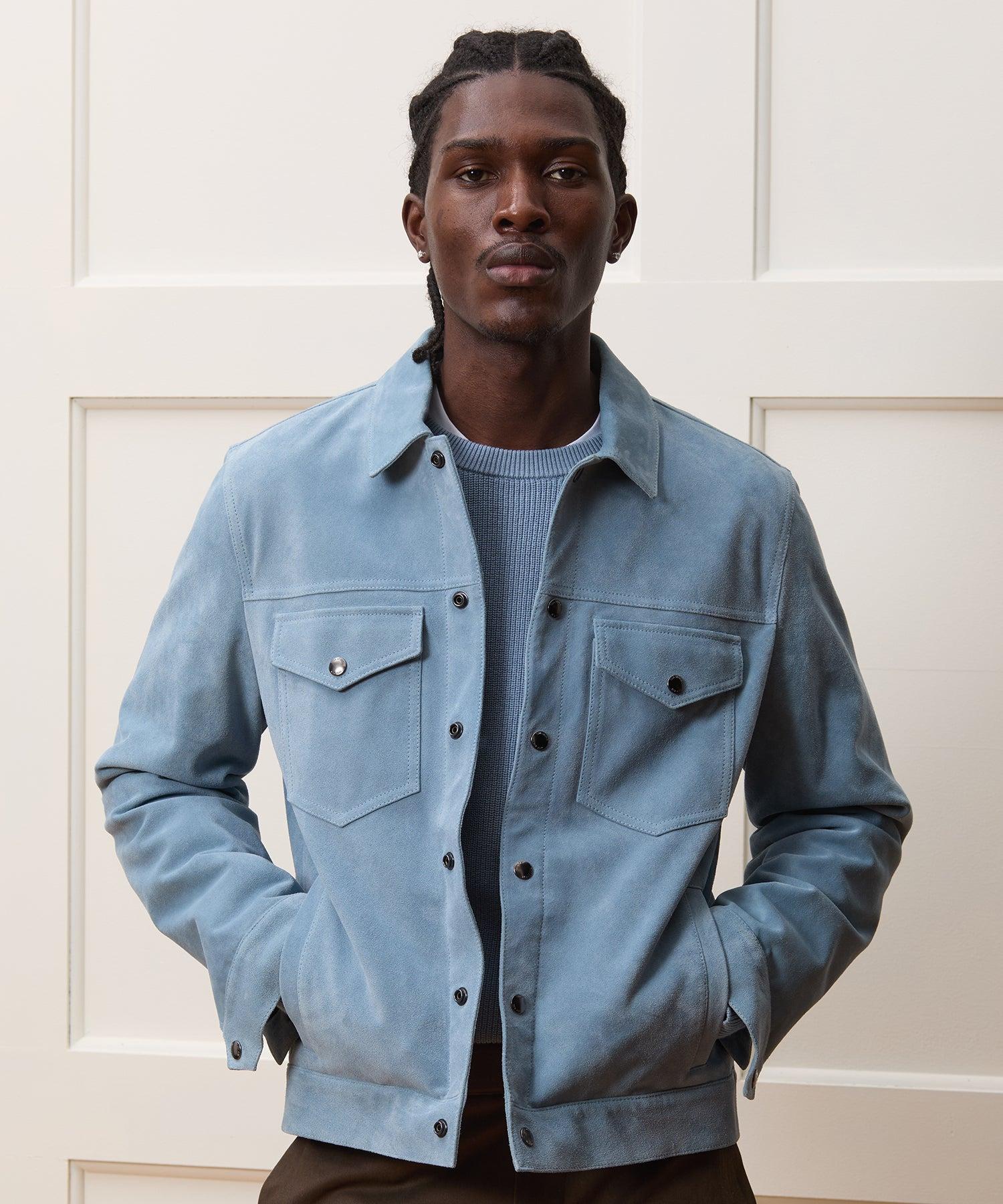 Italian Suede Dylan Jacket Product Image