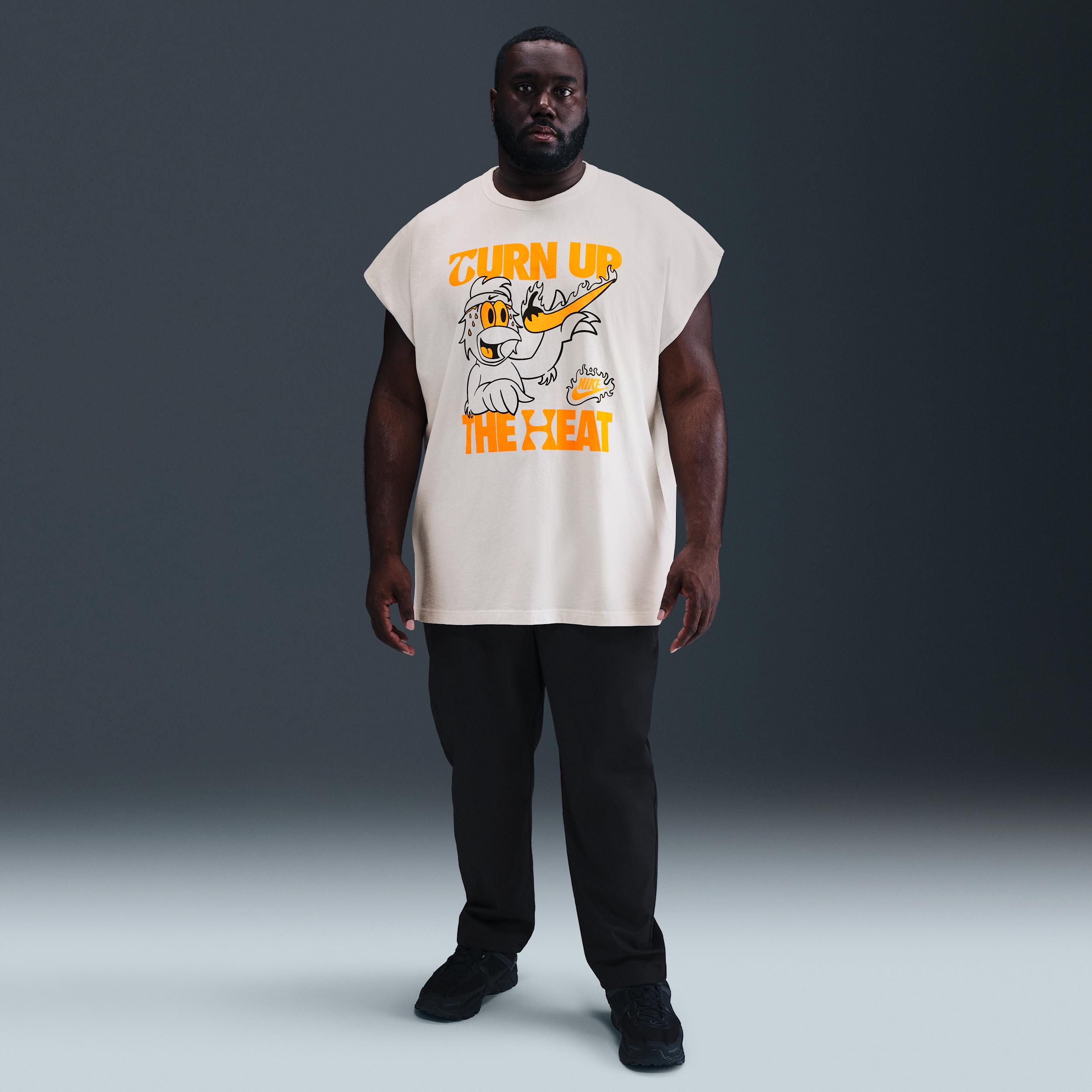 Nike Mens Nike NSW Hot Ones Sleeveless T-Shirt - Mens Sail/Multi Product Image