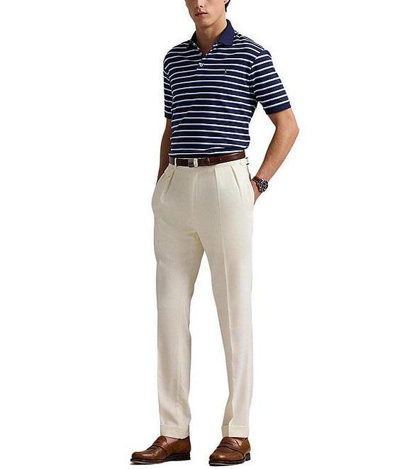 Polo Ralph Lauren Classic Fit Striped Short Sleeve Cotton Polo Shirt Product Image