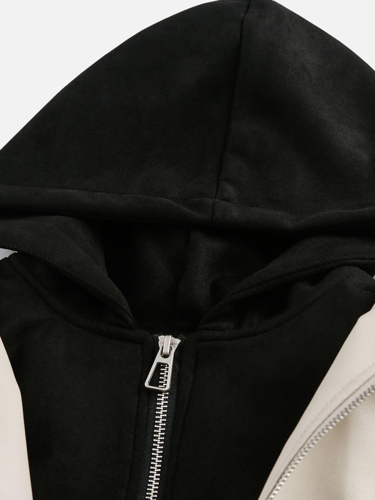 Aelfric Eden Two Layer Boxy Faux Leather Jacket Product Image