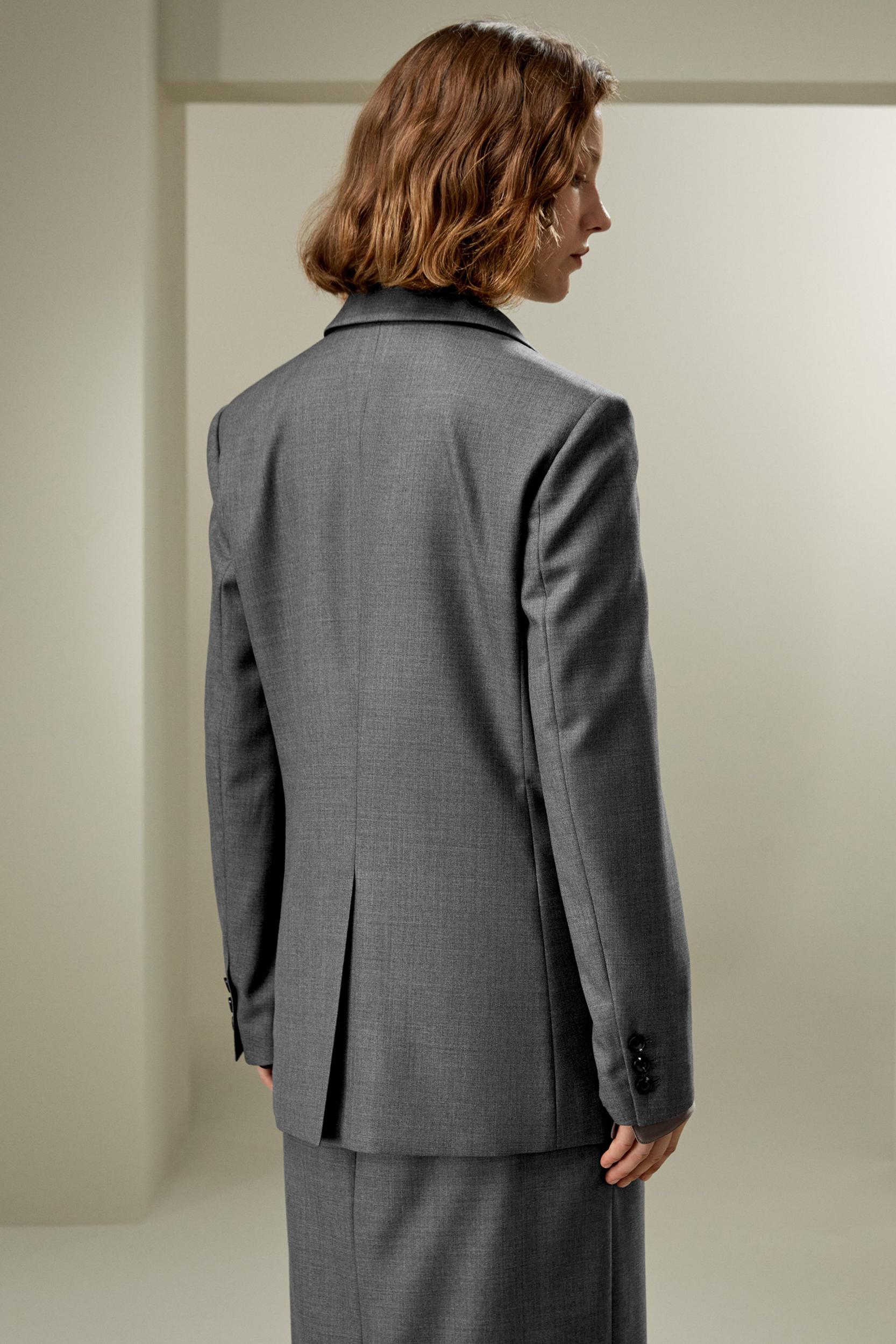 Modern Beauty Silk Wool Blazer Product Image