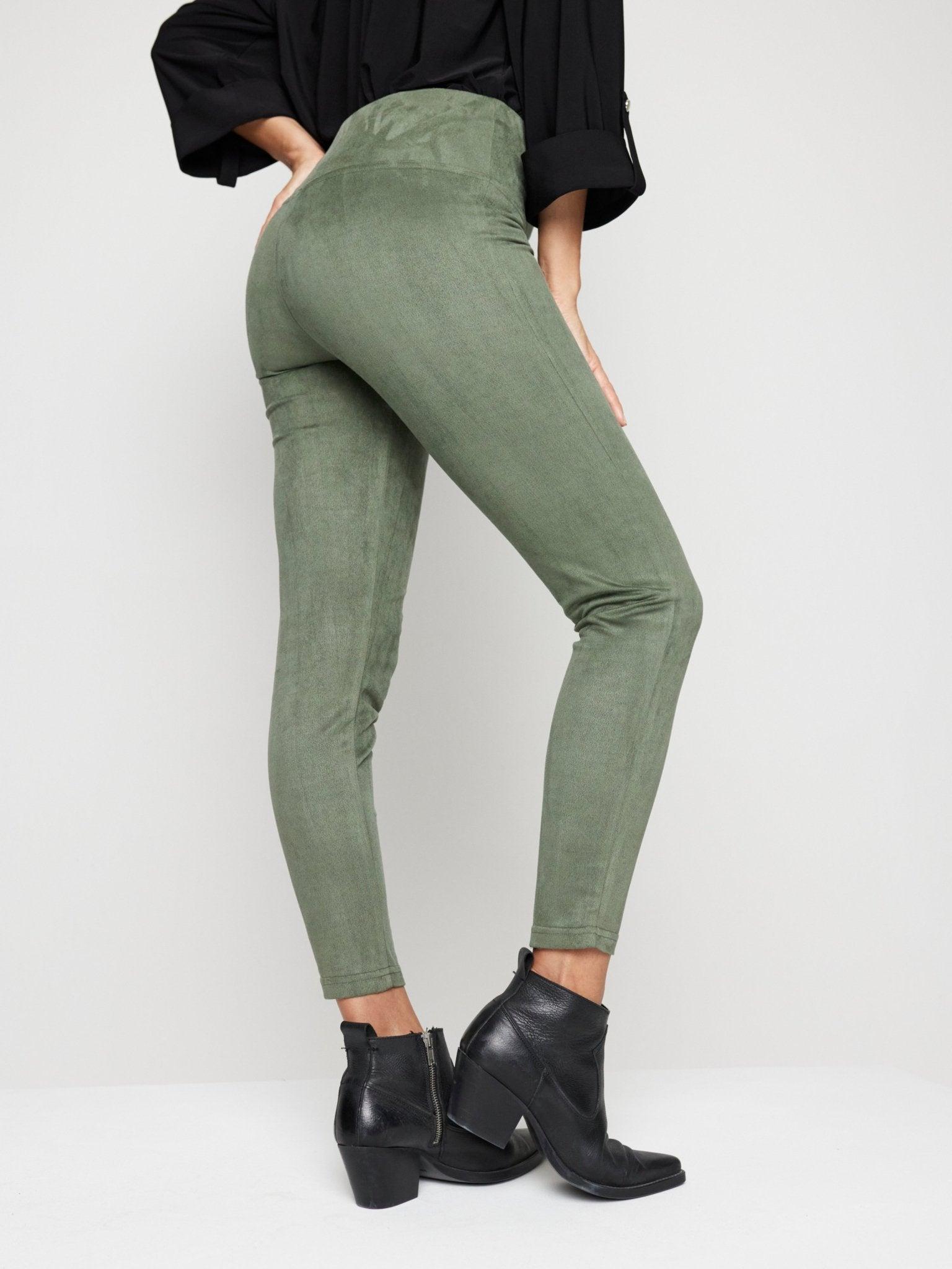 Roz & Ali Tummy Control Faux Suede Female Product Image