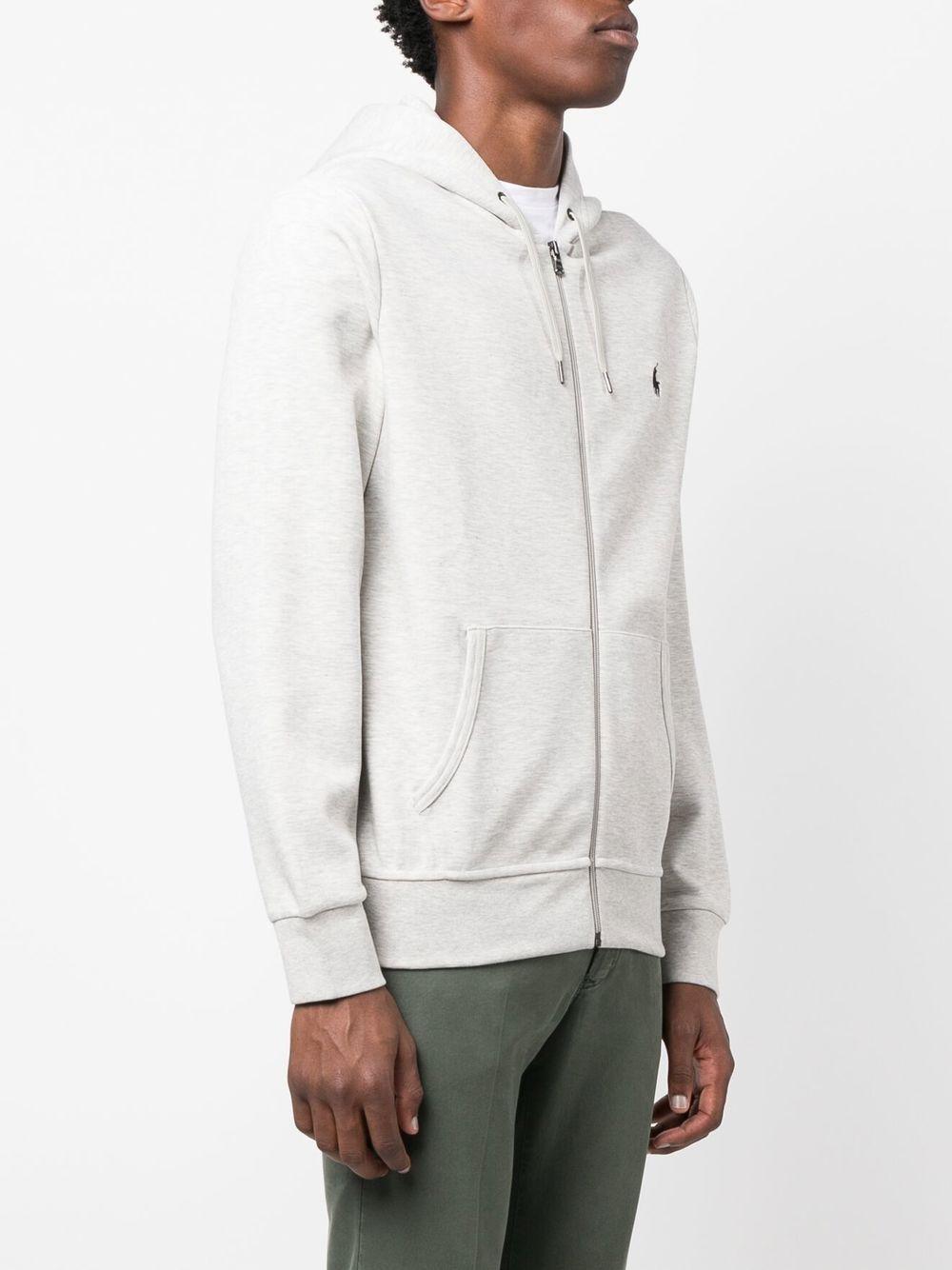 Pony logo zip-up hoodie Product Image