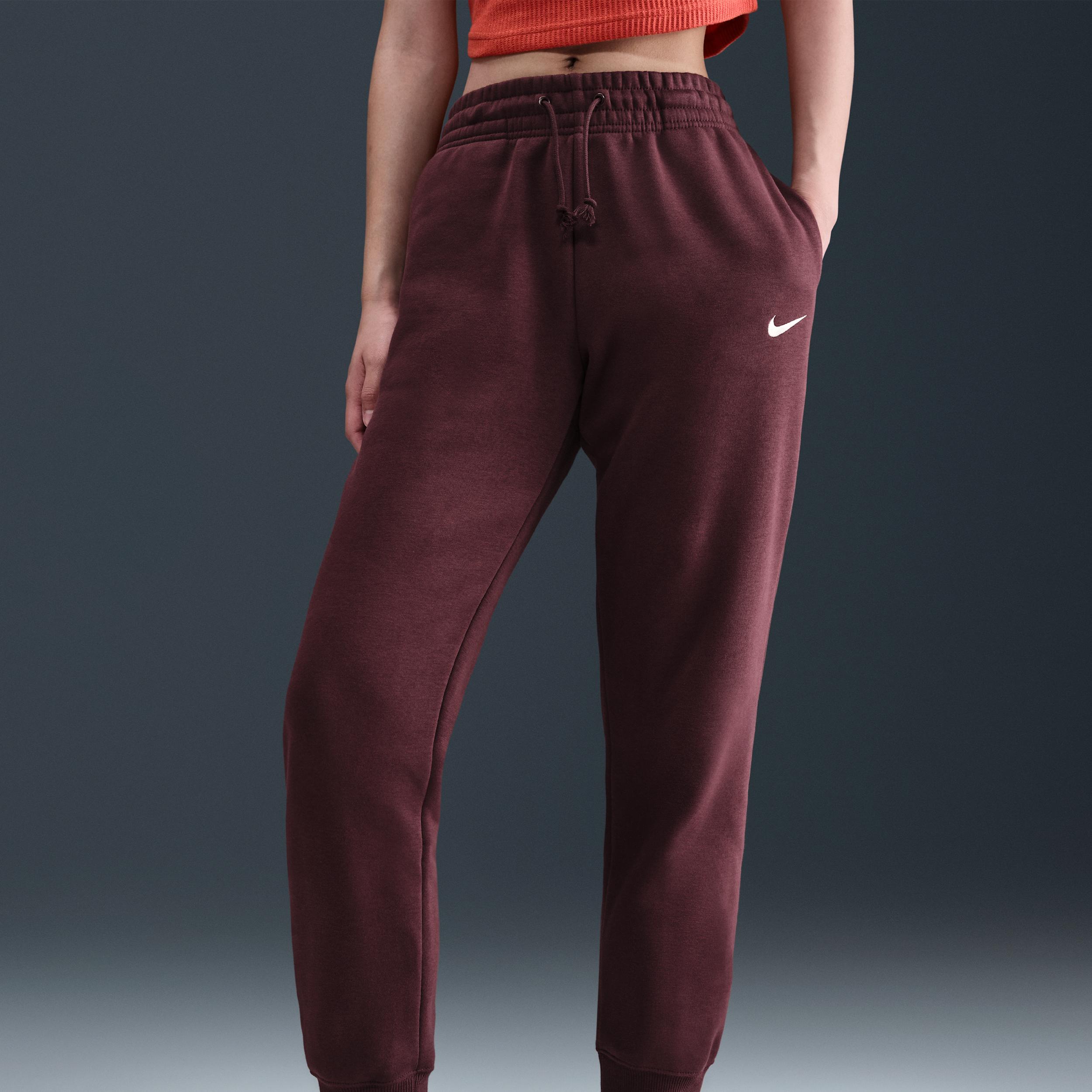 Women's Nike Sportswear Phoenix Fleece Mid-Rise Sweatpants Product Image