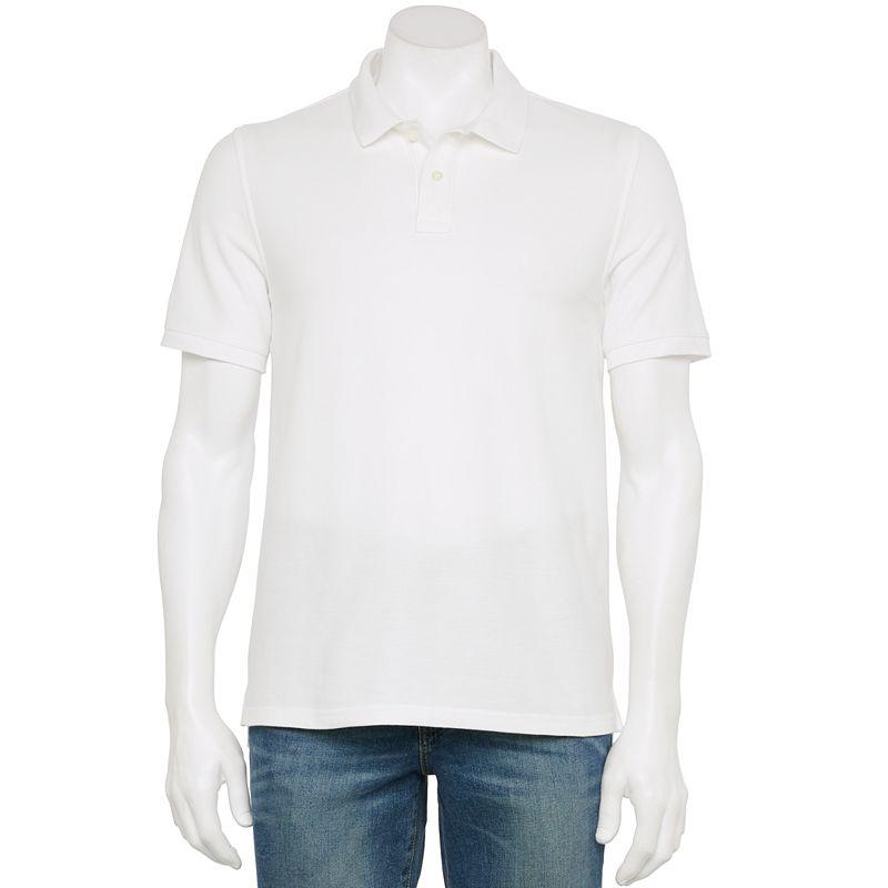 Men's Sonoma Goods For Life® Adaptive Easy Dressing Pique Polo,  Product Image