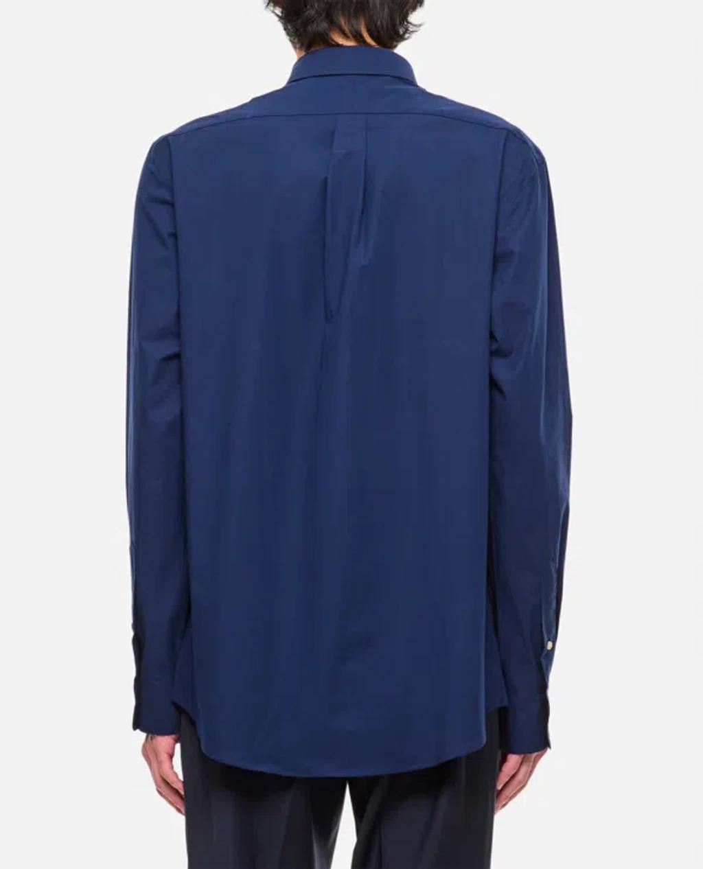POLO RALPH LAUREN Camicia Bd In Popeline Stretch Slim-fit Shirt In Blue Product Image