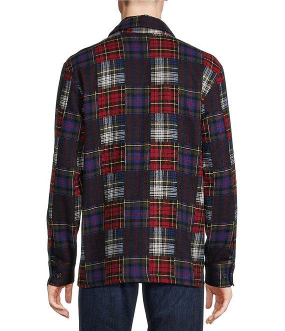 Cremieux Blue Label Patchwork Shirt Jacket Product Image