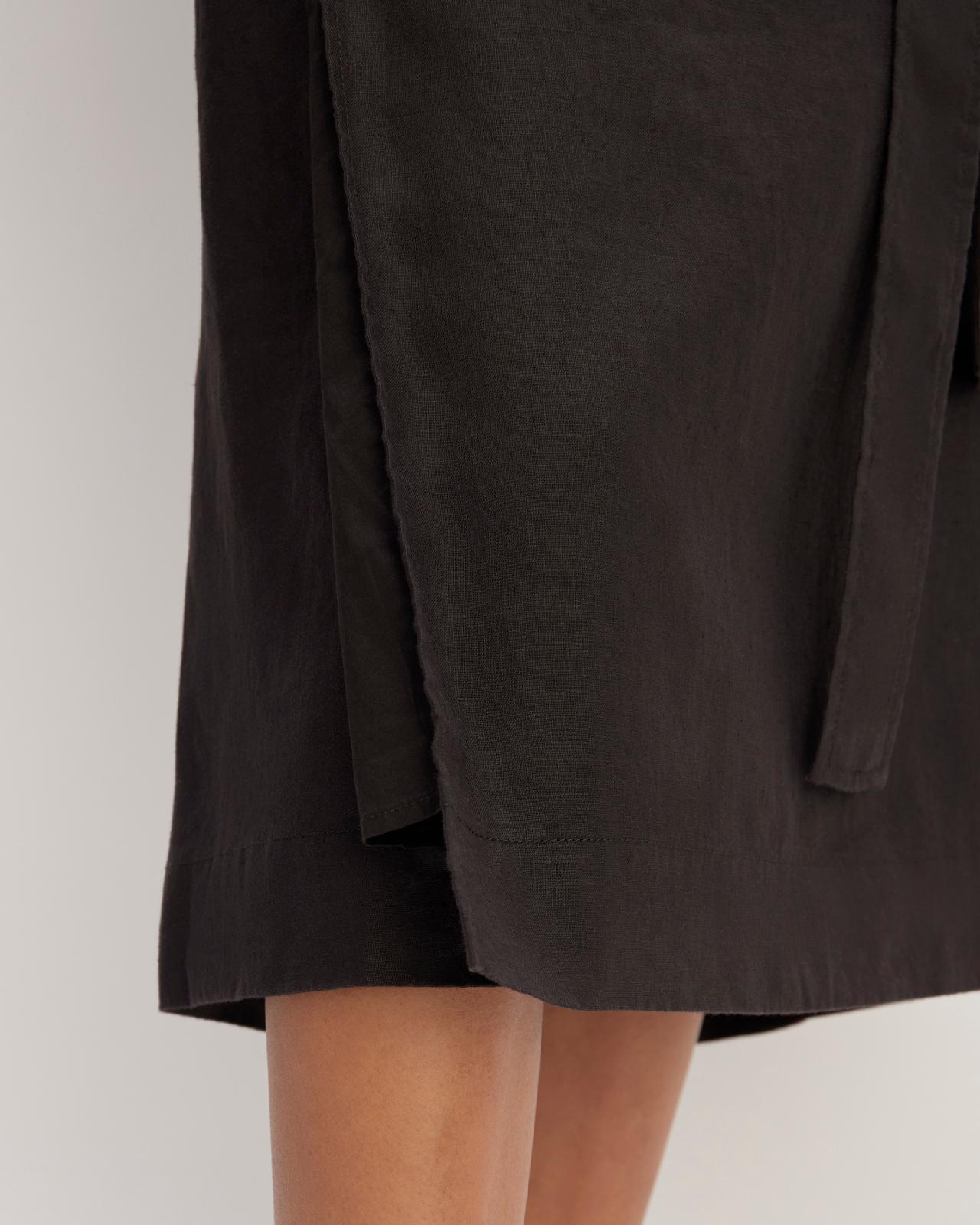 The Linen Wrap Skirt Product Image
