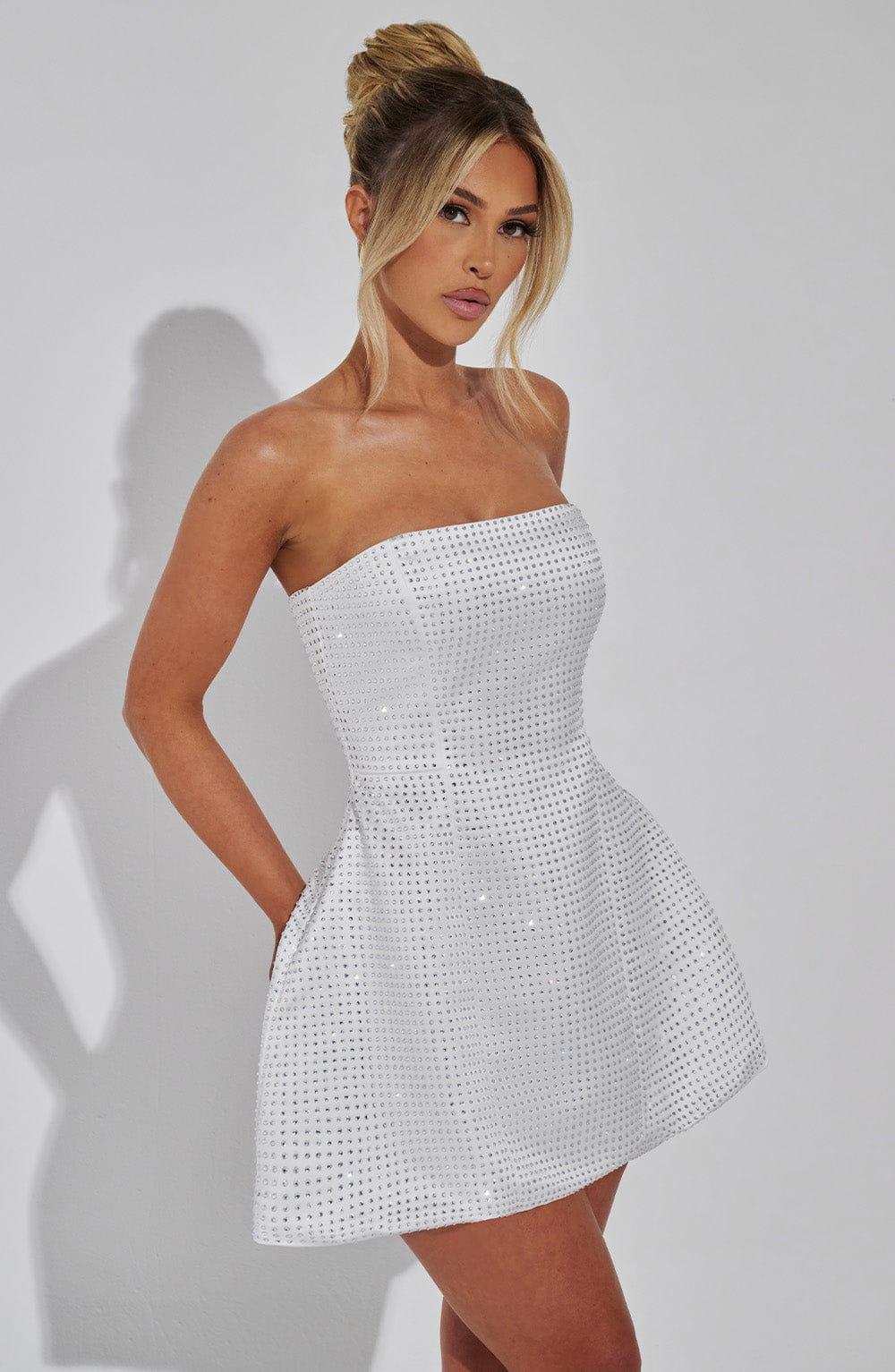 Paloma Mini Dress - Ivory Product Image