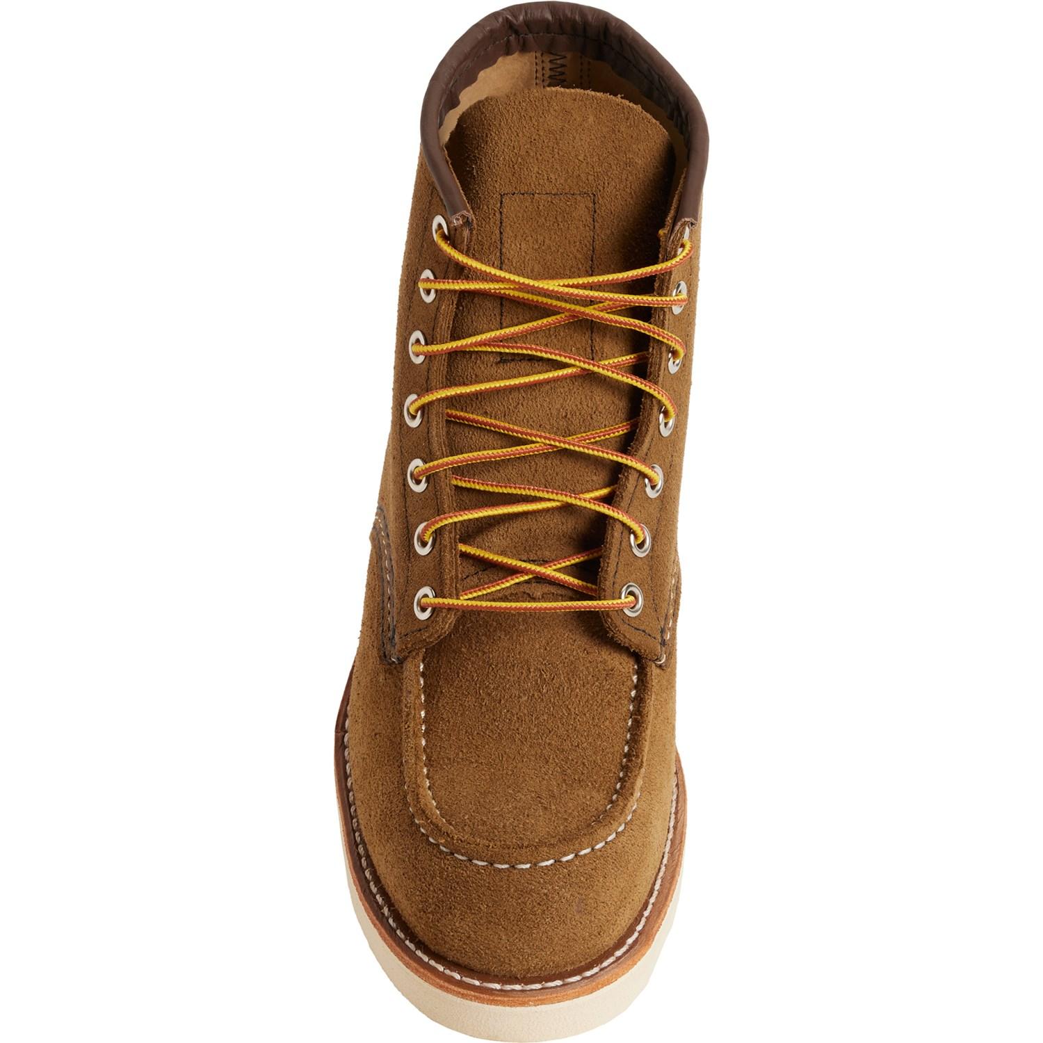 Red Wing 6” Classic Moc-Toe Boots - Suede, Factory 2nds (For Men) Product Image