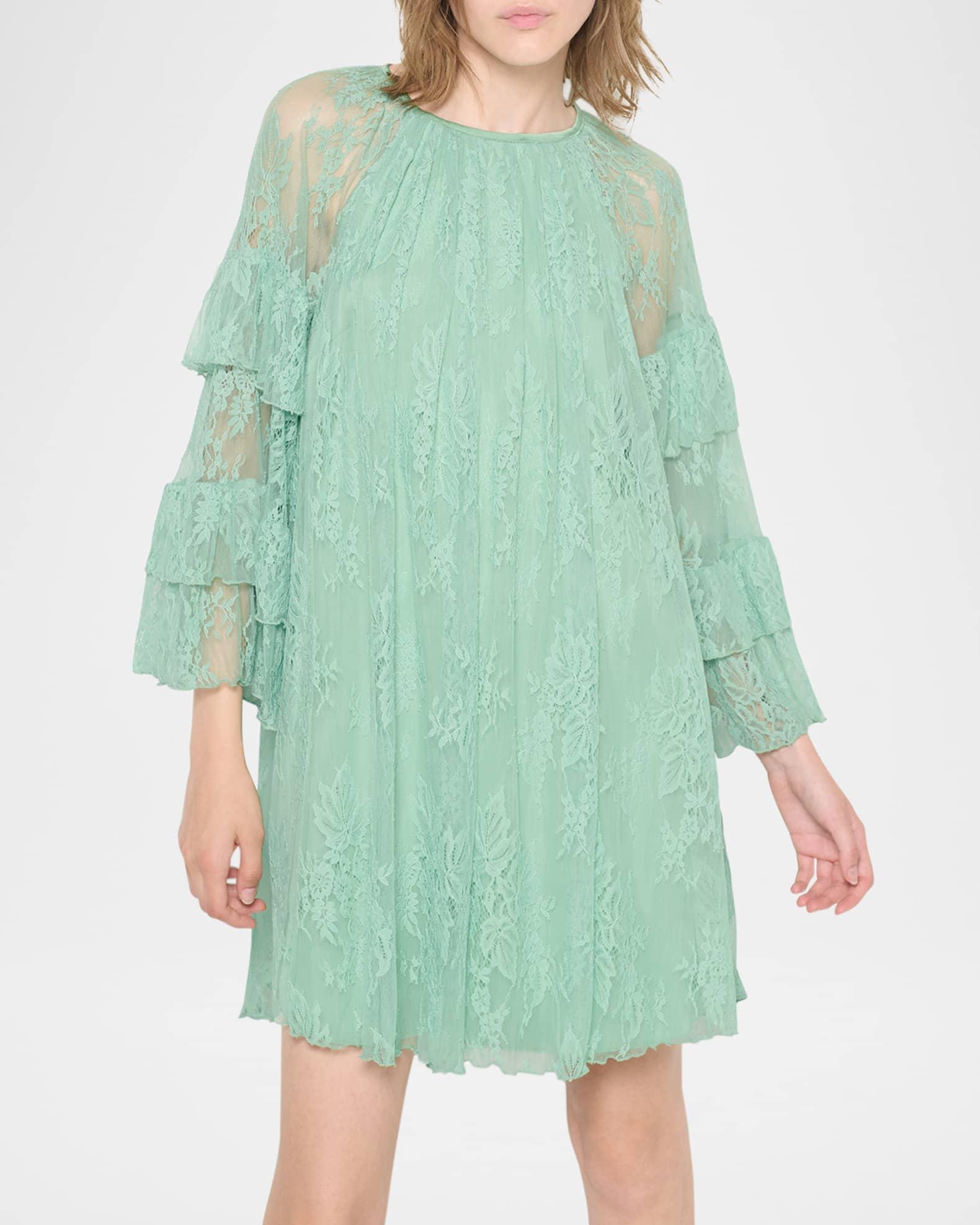 Matcha Lace Mini Dress Product Image