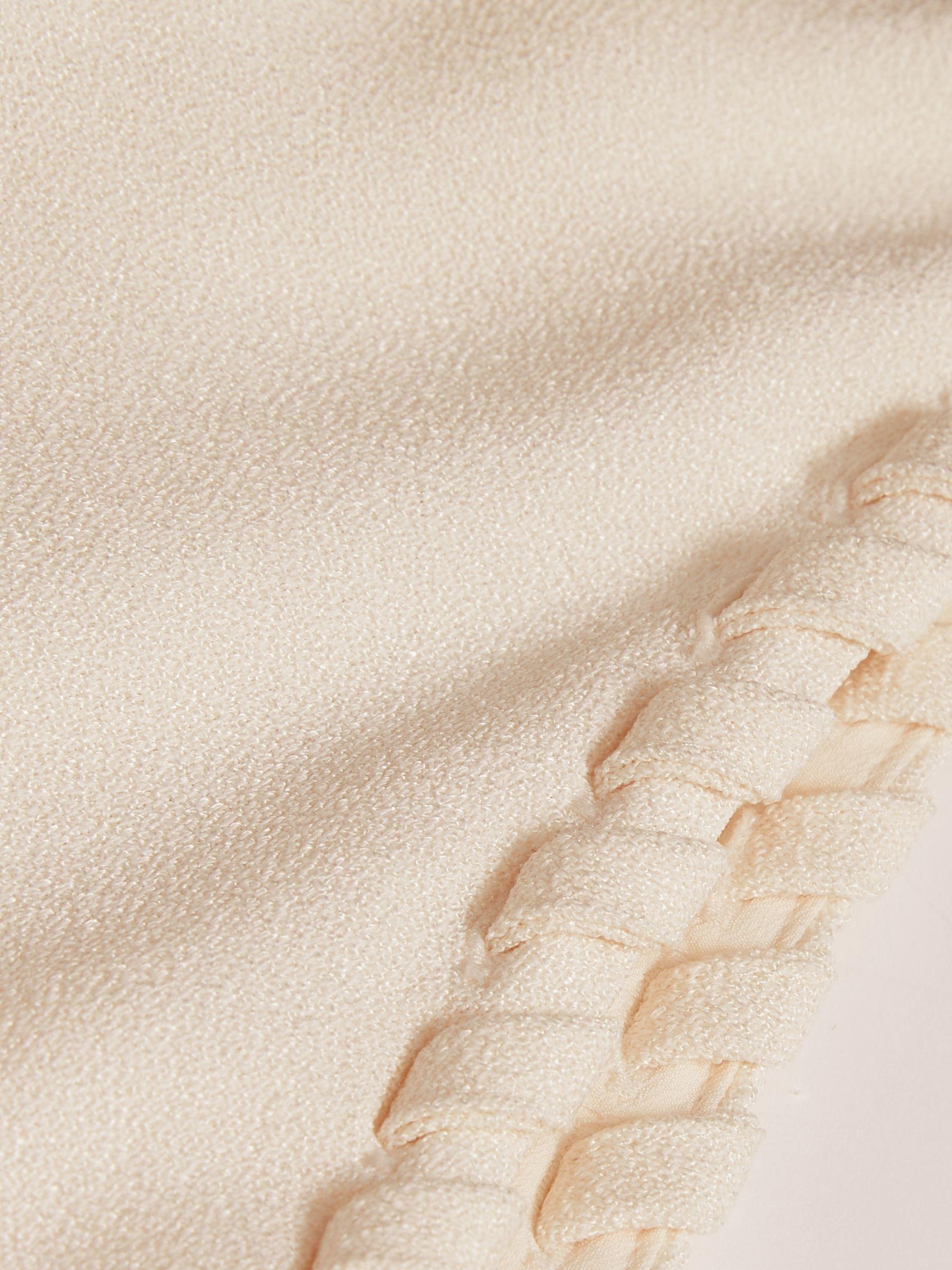 Atelier Satin-Crepe Cut-Out Maxi Dress in Cream Product Image