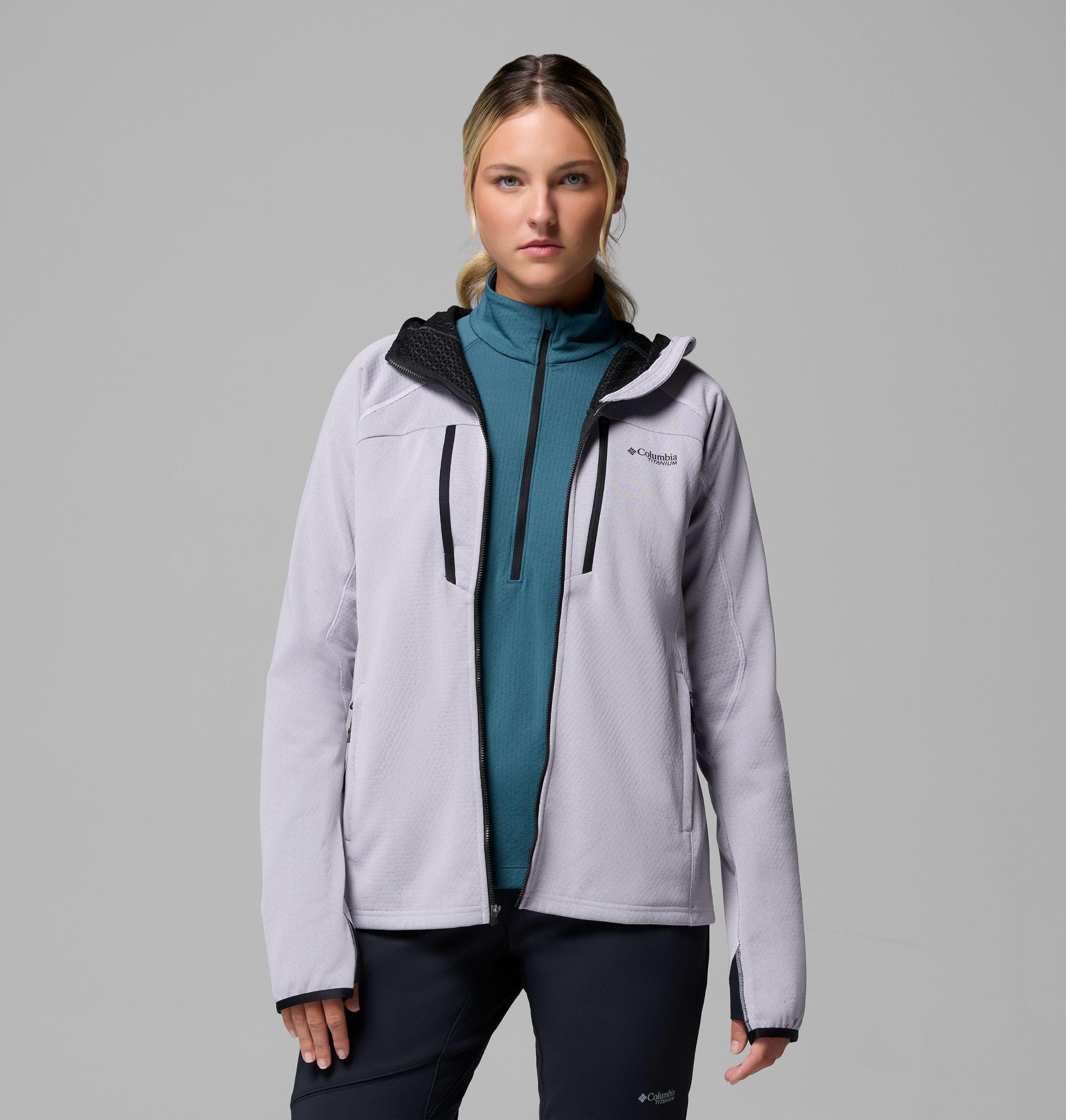 Columbia Womens Arctic Crest Bonded Full Zip Jacket- Product Image