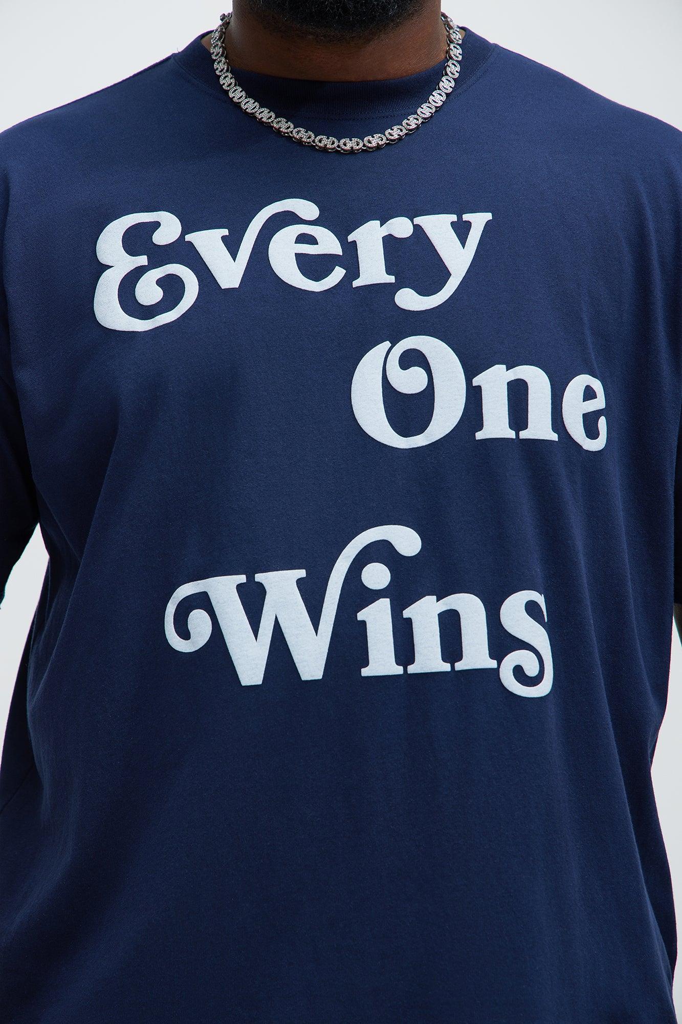 Everyone Wins Oversized Short Sleeve Tee - Navy Product Image