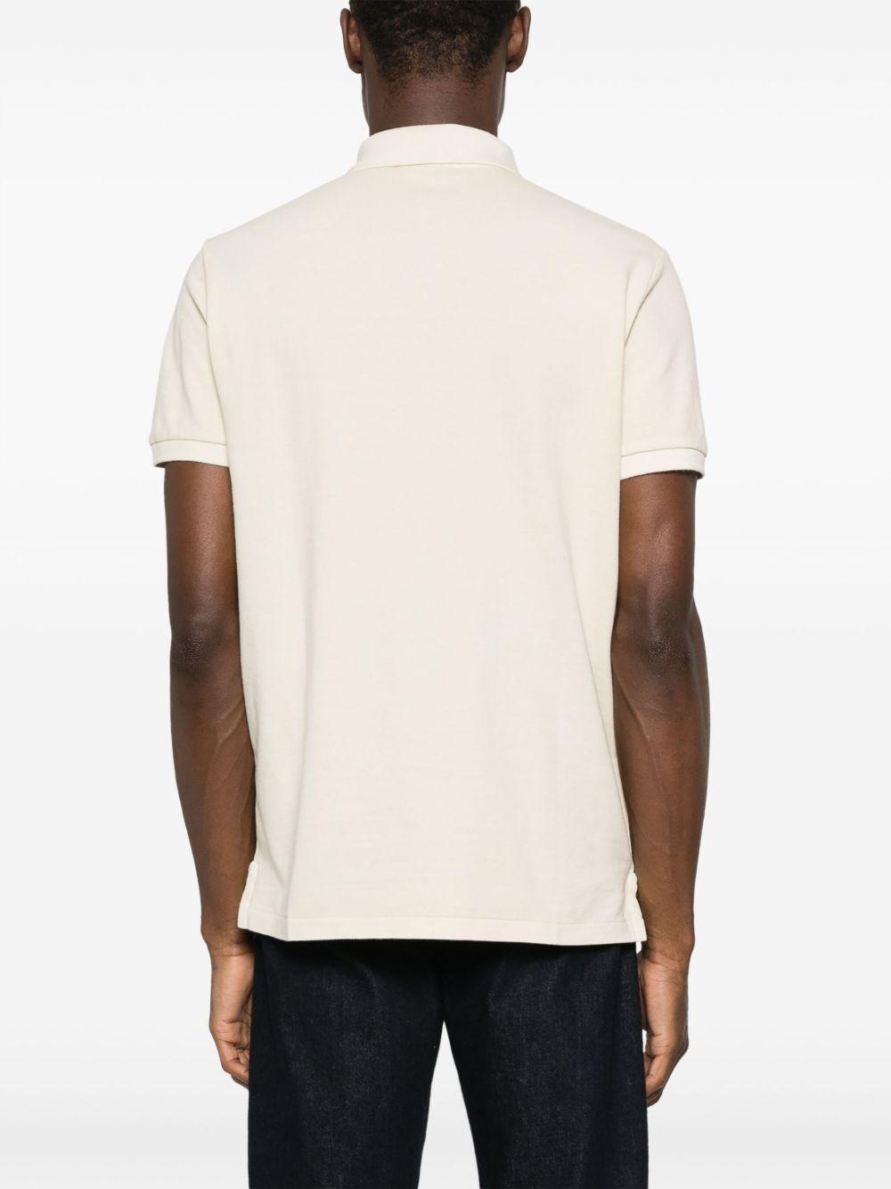 logo-embroidered cotton polo shirt Product Image