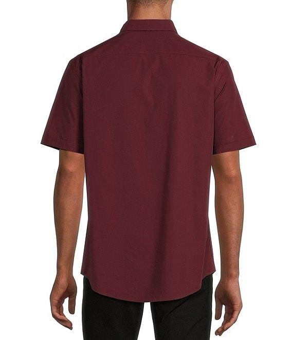 Murano Solid Poplin Short Sleeve Woven Shirt Product Image