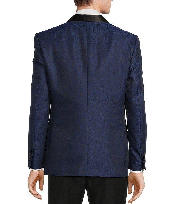 Tre Vero Modern Fit Paisley Jacquard Pattern Suit Jacket Product Image