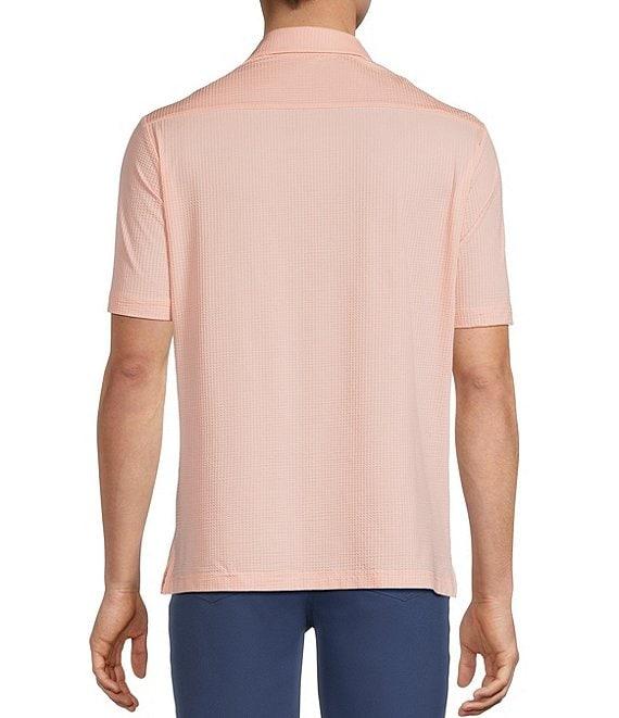 Hart Schaffner Marx Luxury Performance The Driver Short Sleeve Solid Button Front Shirt Product Image