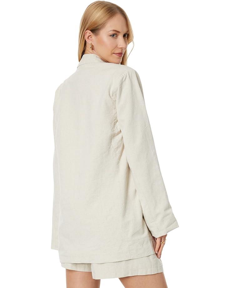 Petite Boyfriend Blazer with Princess Darts Super Stretch Ponte Product Image