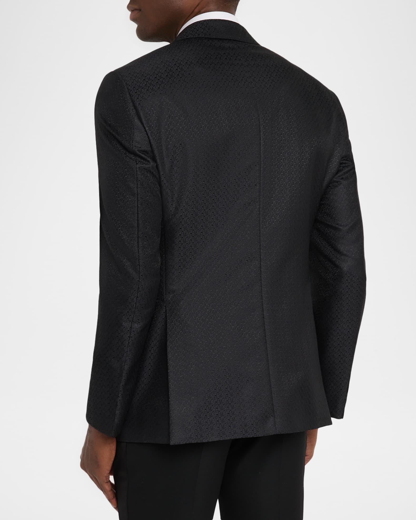Men's Honeycomb Satin Peak Lapel Dinner Jacket Product Image