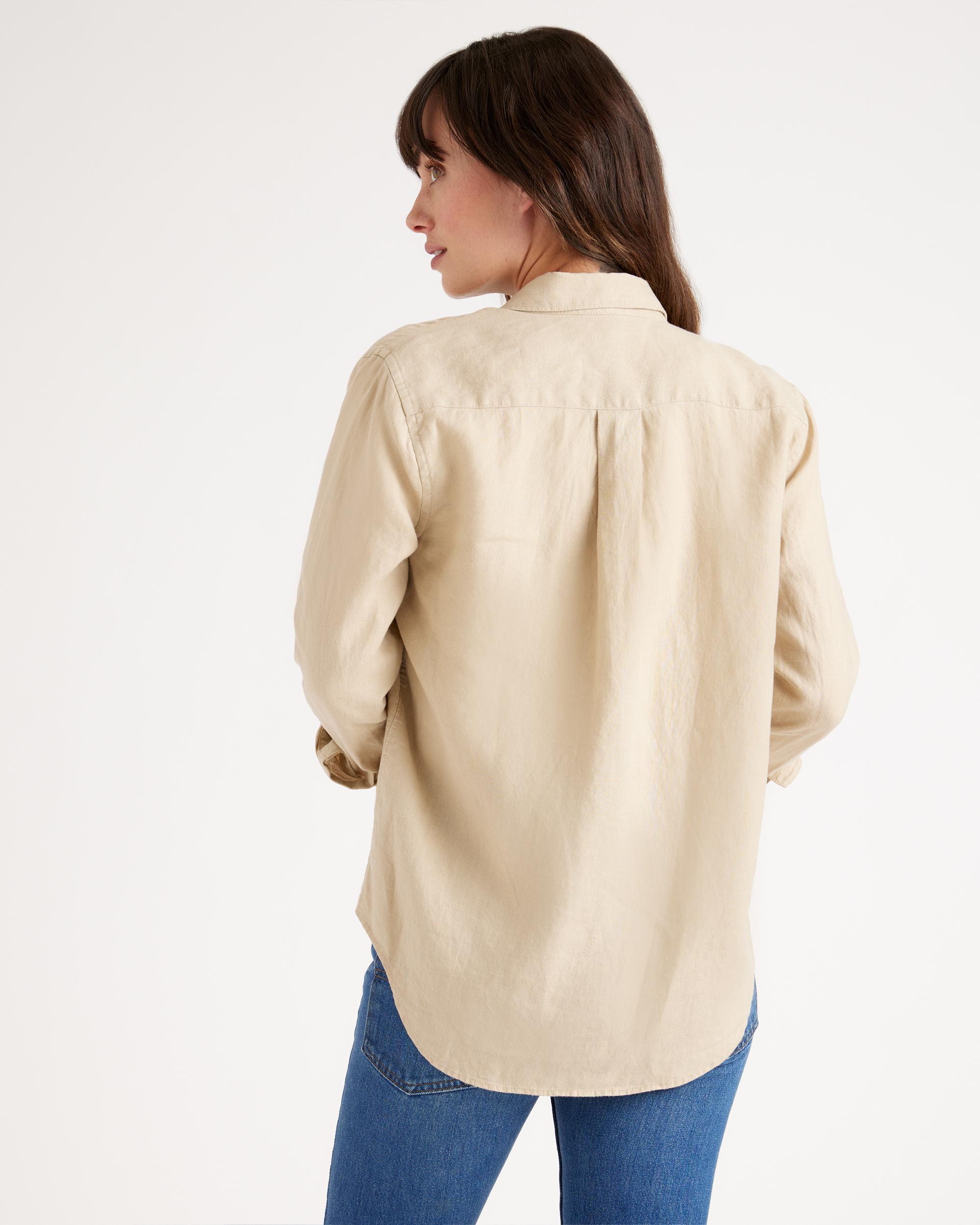 Quince | Women's Long Sleeve Shirt Linen Product Image
