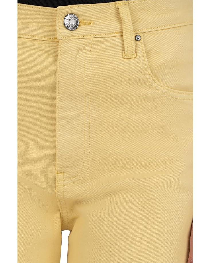 Meg High-Rise Fab Ab Wide Leg Raw Hem in Biscuit Product Image