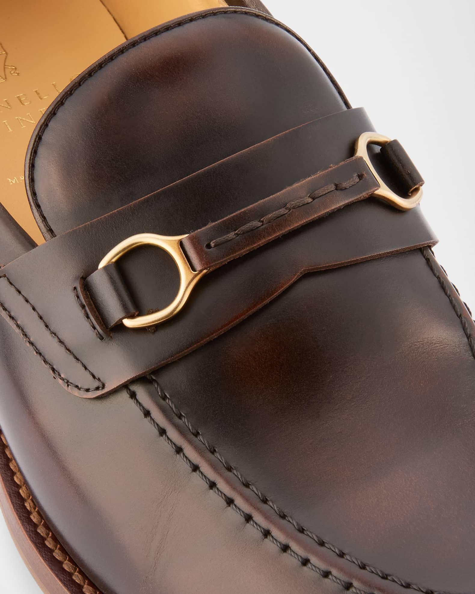 Men's Leather Bit Loafers Product Image