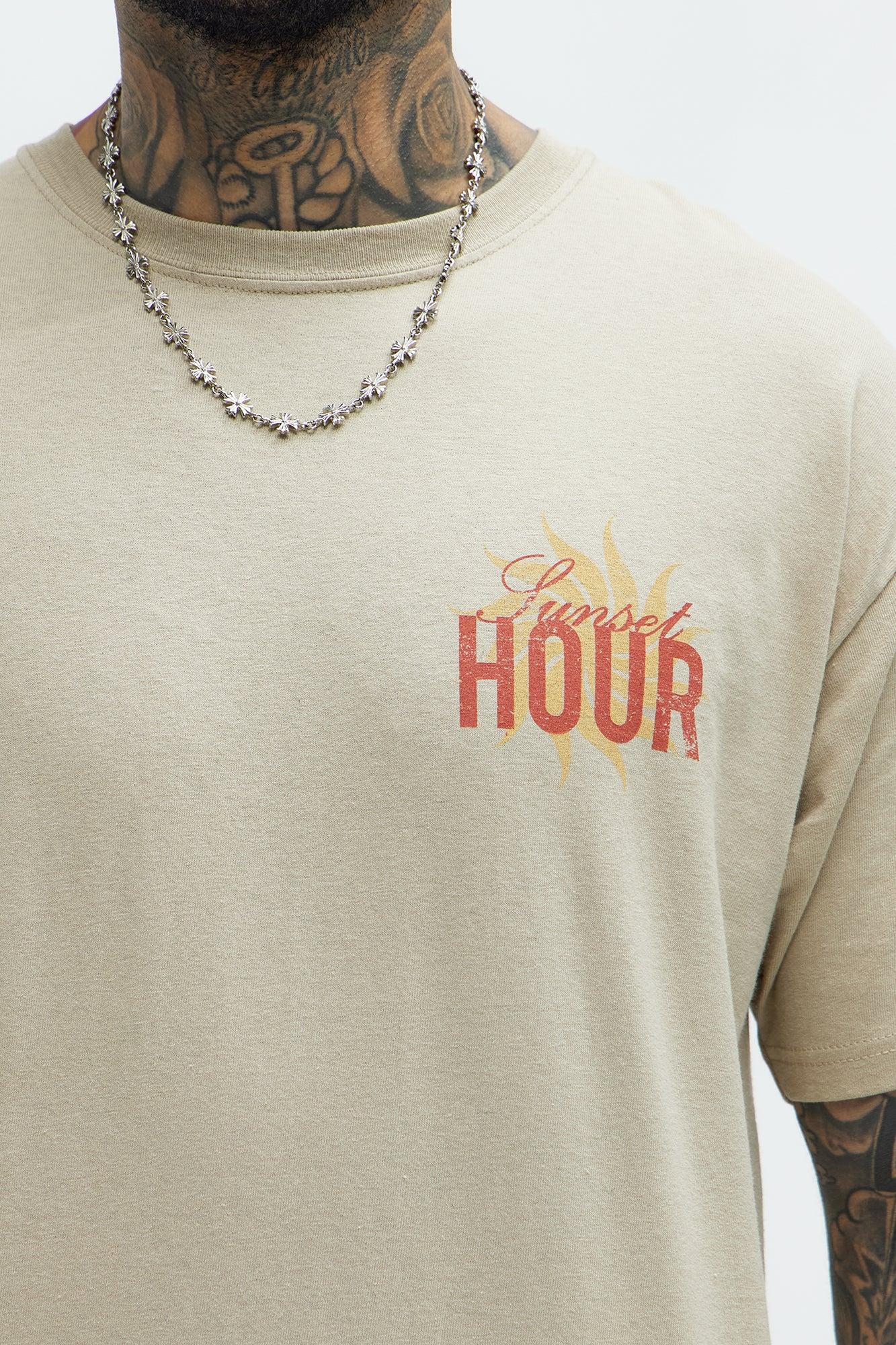 Sunset Hour Short Sleeve Tee - Sand Product Image