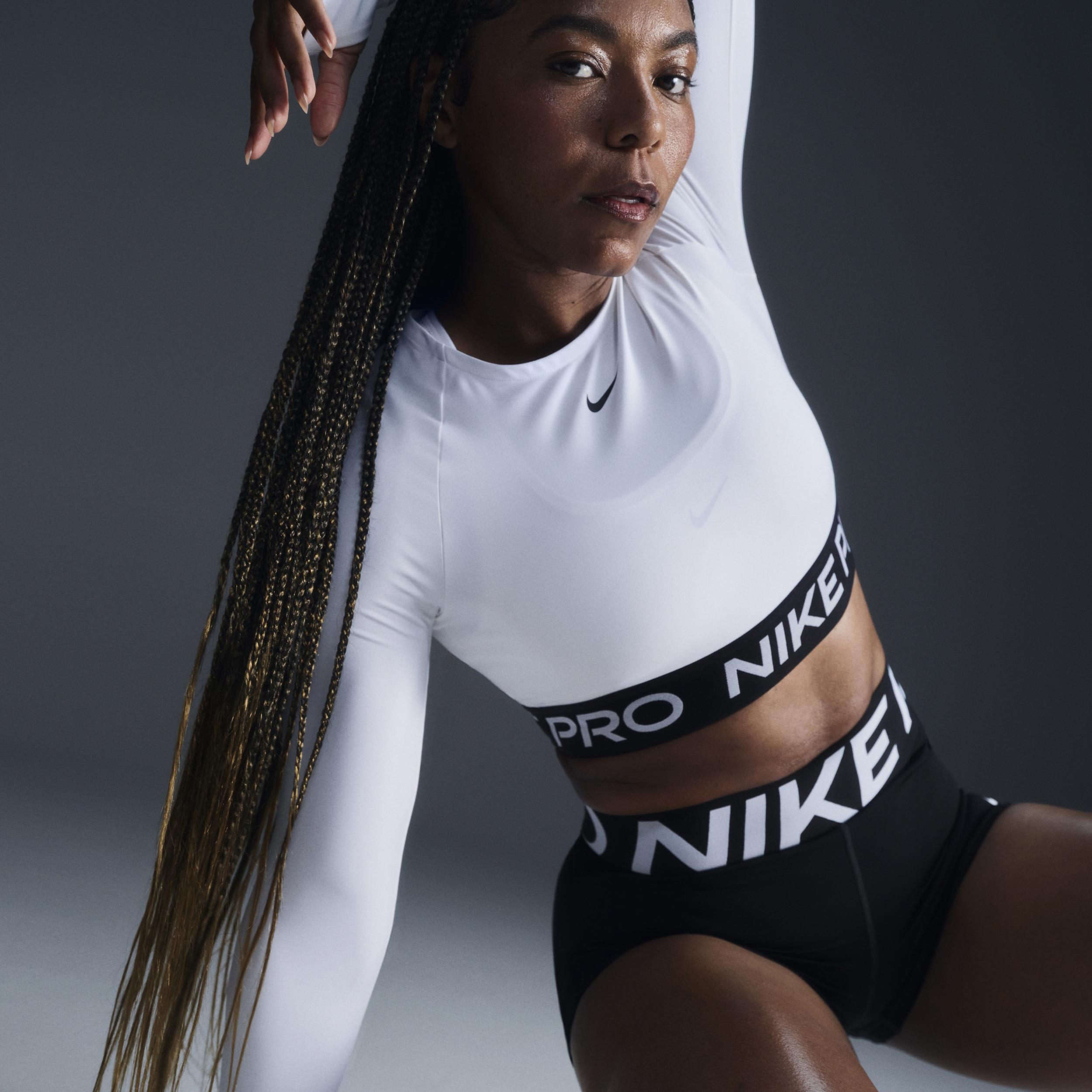 Womens Nike Pro Sculpt High-Waisted 3 Biker Shorts | FV7033-010 Product Image