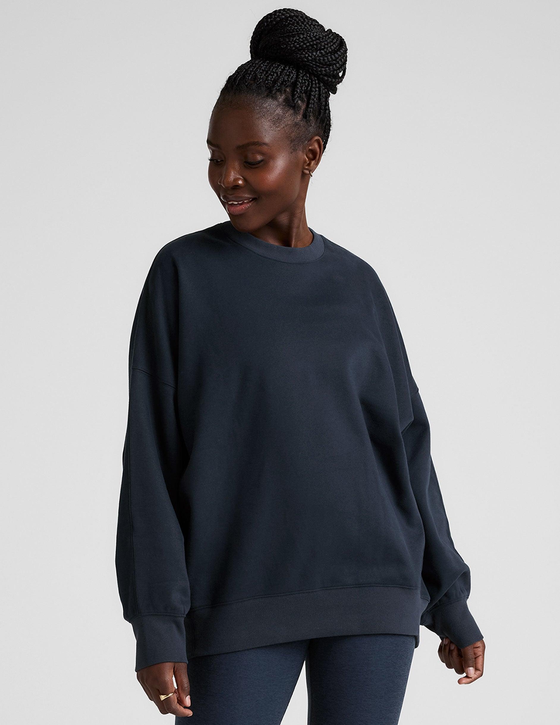 LuxeFleece Oversized Sweatshirt Product Image