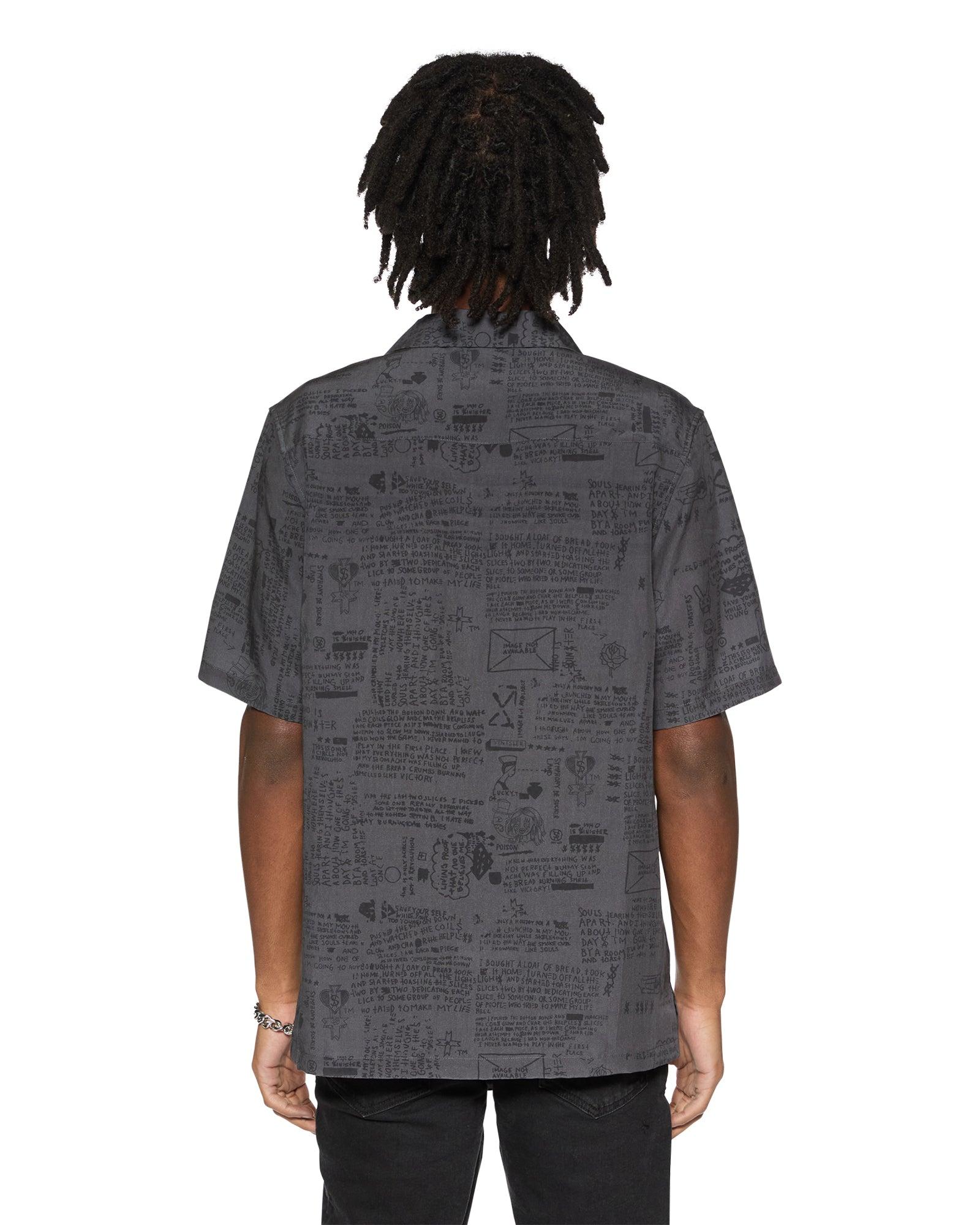 VERSES RESORT SS SHIRT BLACK Male Product Image