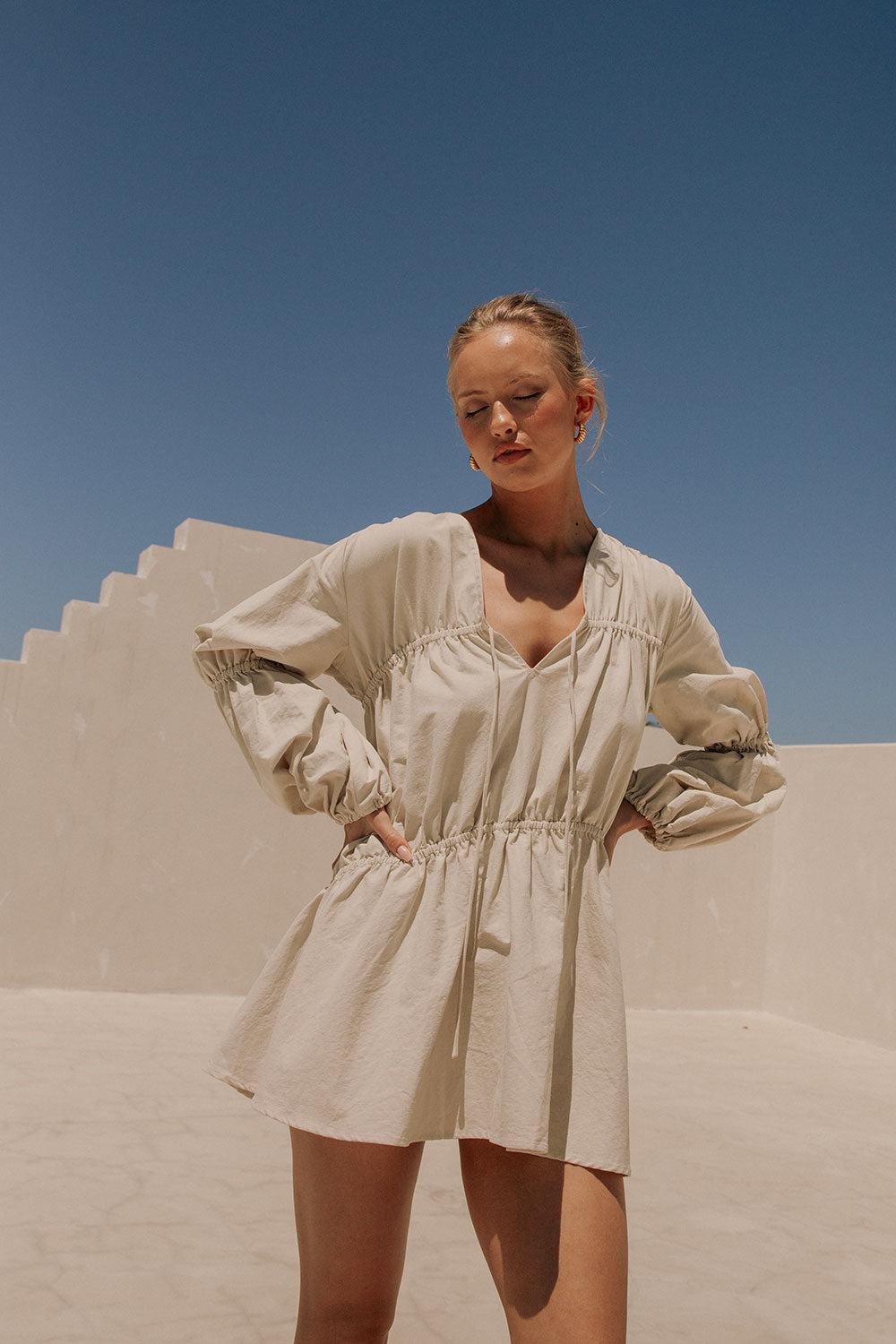 Ava Dress - Sand Product Image