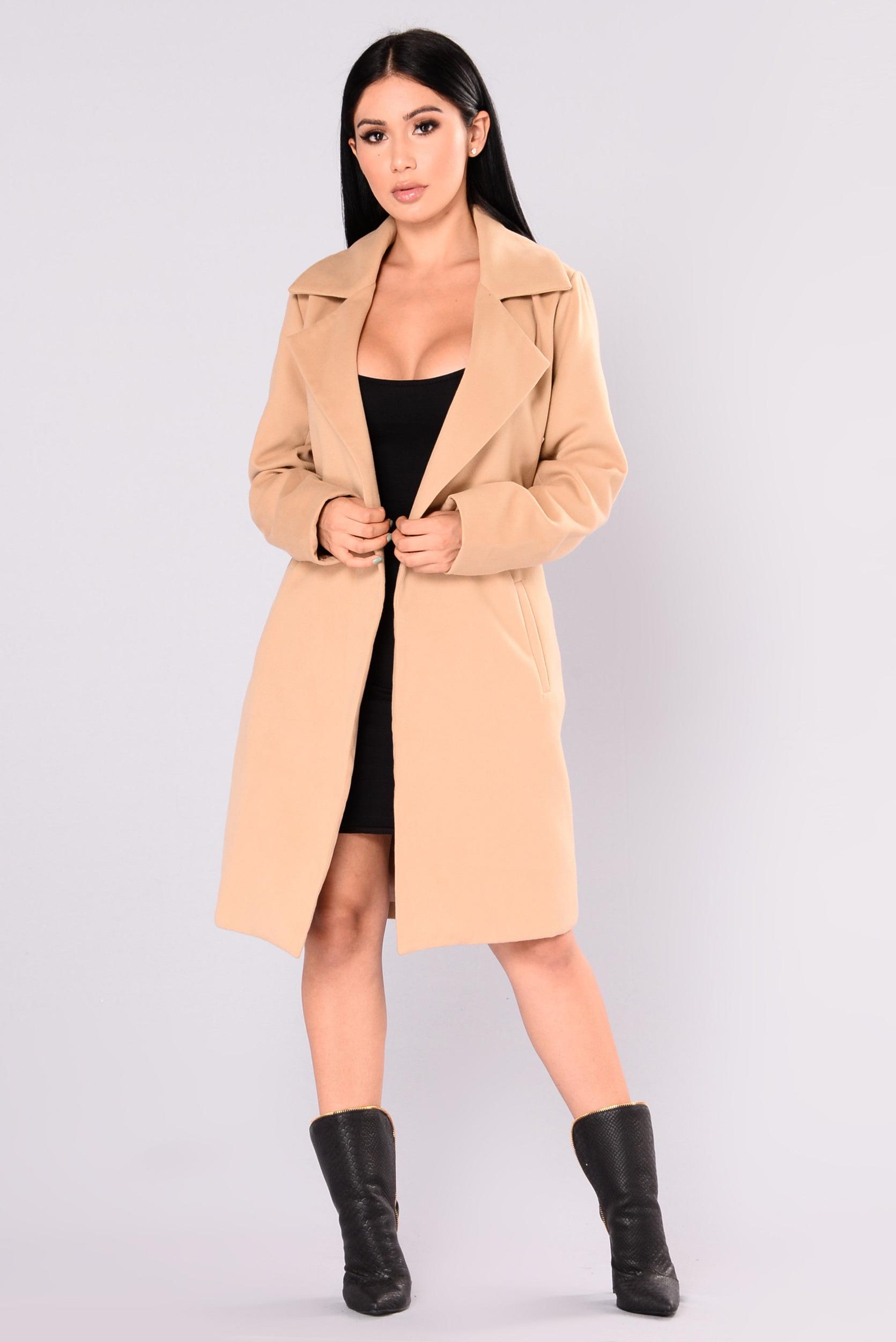 Upper East Side Coat - Camel Product Image