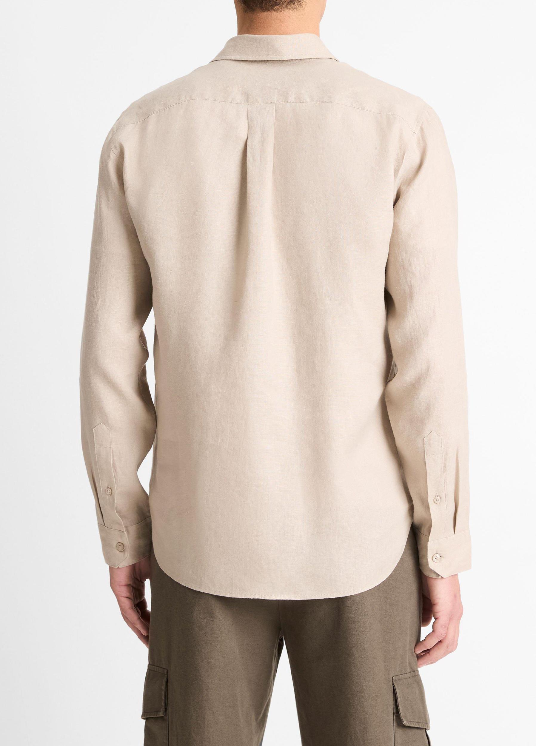 Linen Long-Sleeve Shirt Product Image
