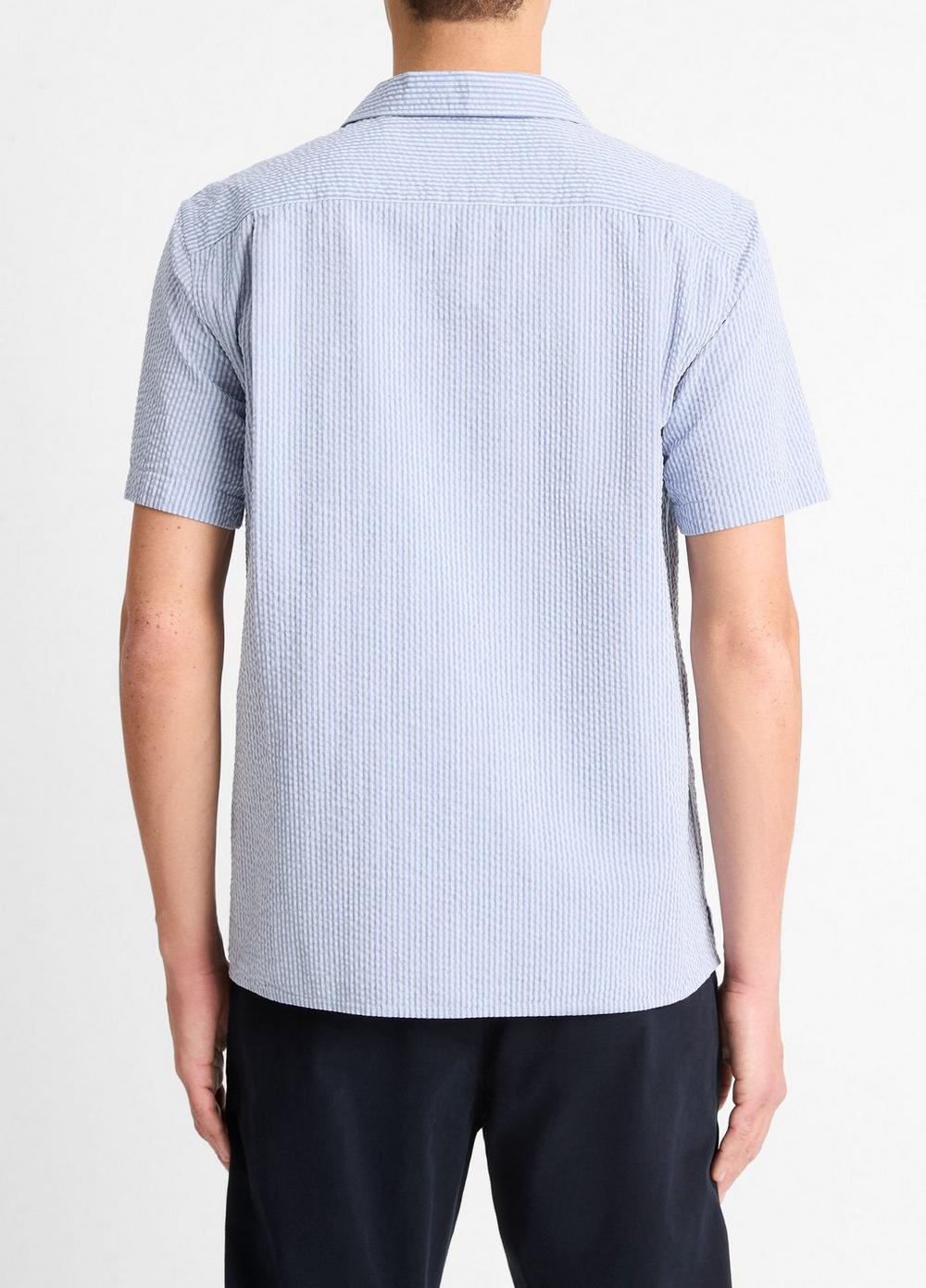 Italian Cotton Seersucker Shirt Product Image