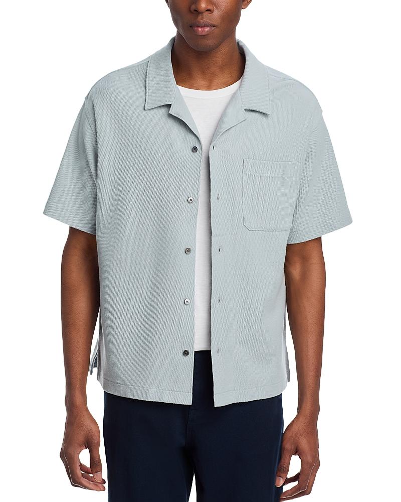 Frame Mens Jacquard Short Sleeve Camp Shirt Product Image
