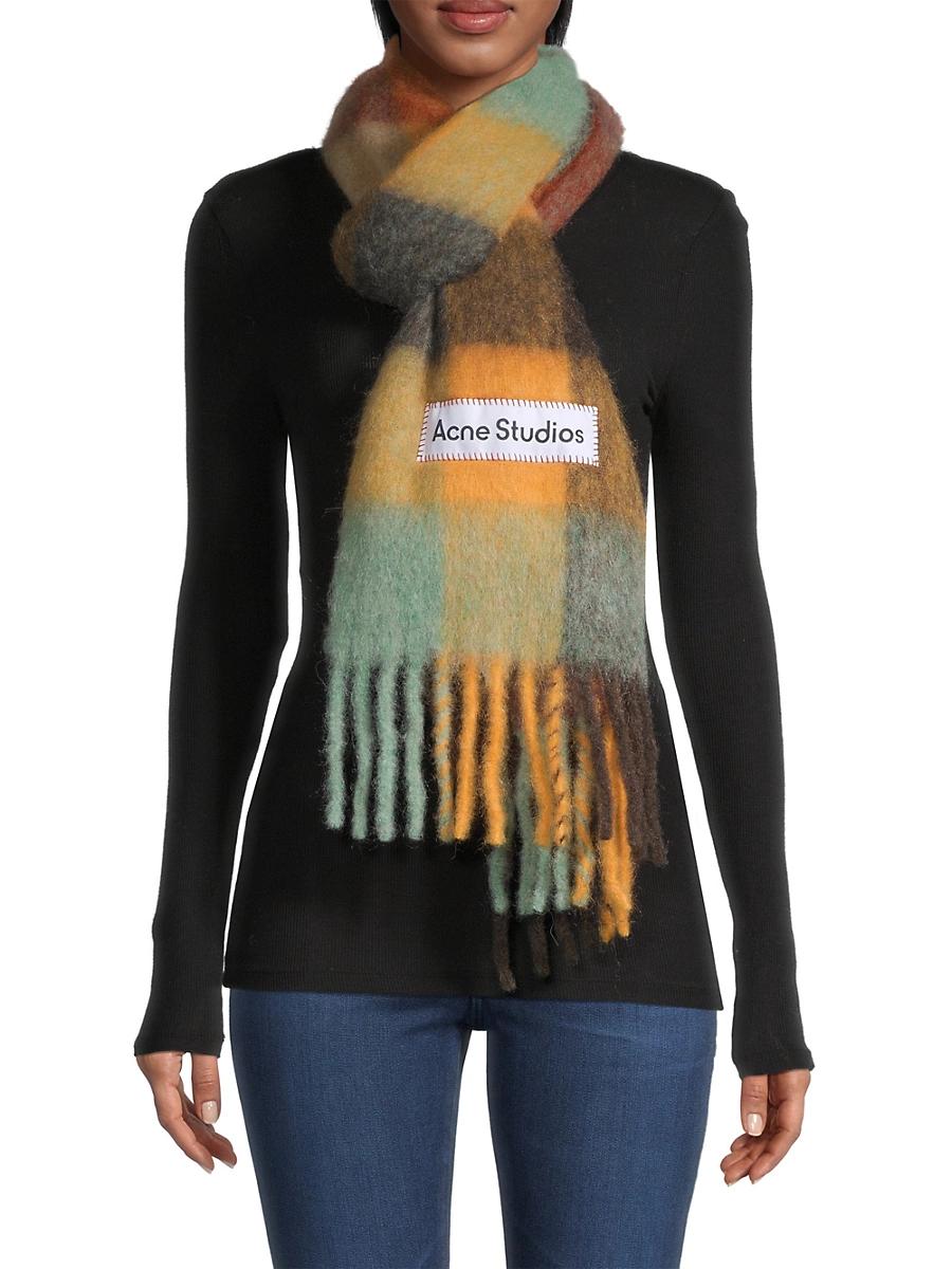 Womens Vally Check Scarf Product Image
