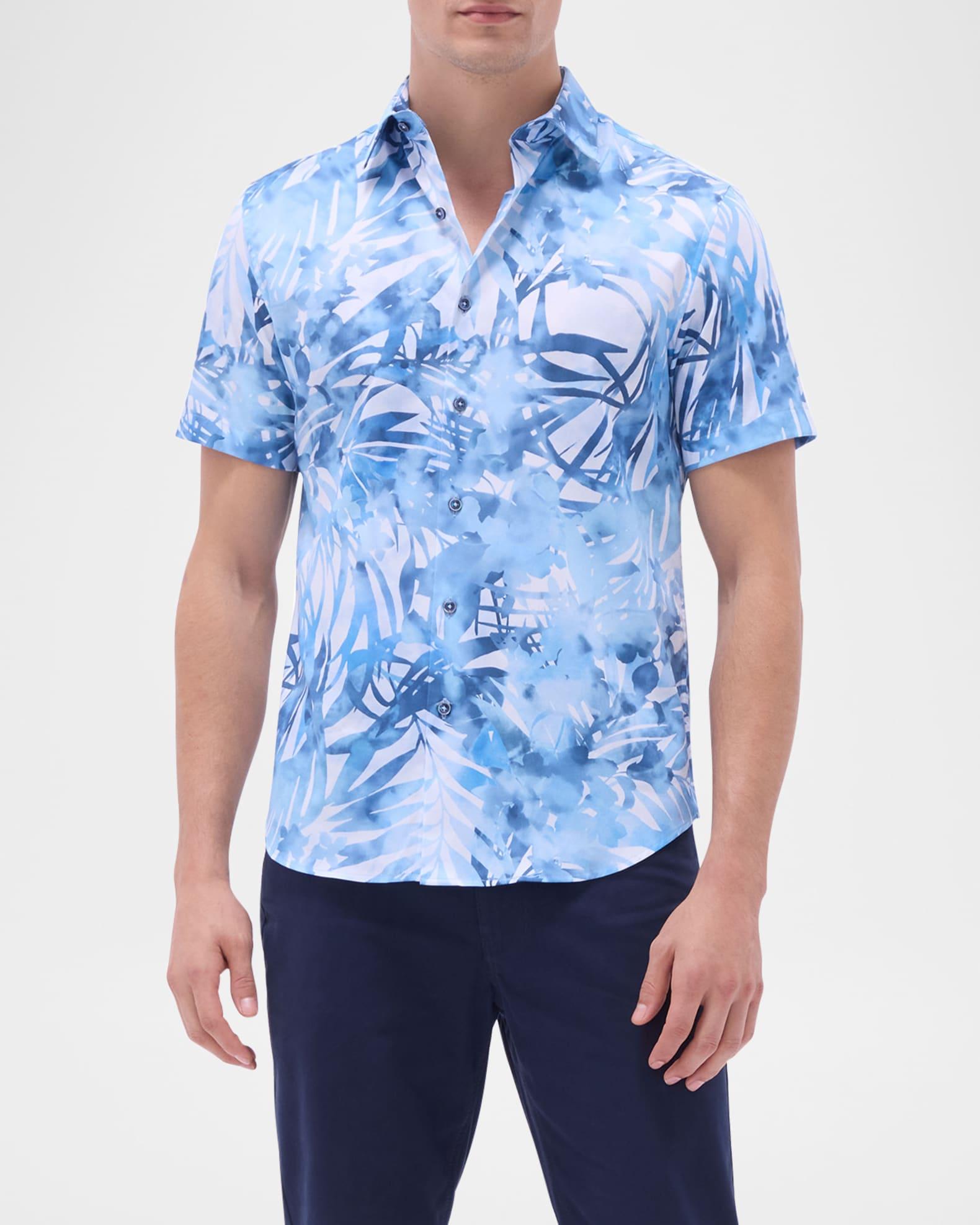 Men's Orson Woven Short-Sleeve Sport Shirt Product Image