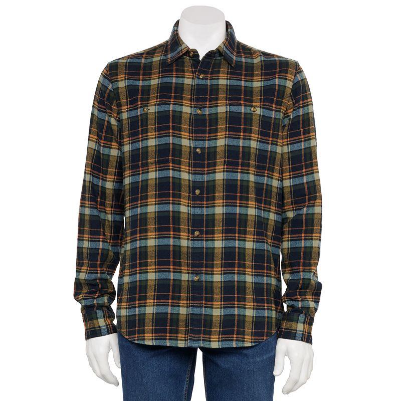 Men's Sonoma Goods For Life® Supersoft Flannel Button-Down Shirt,  Product Image