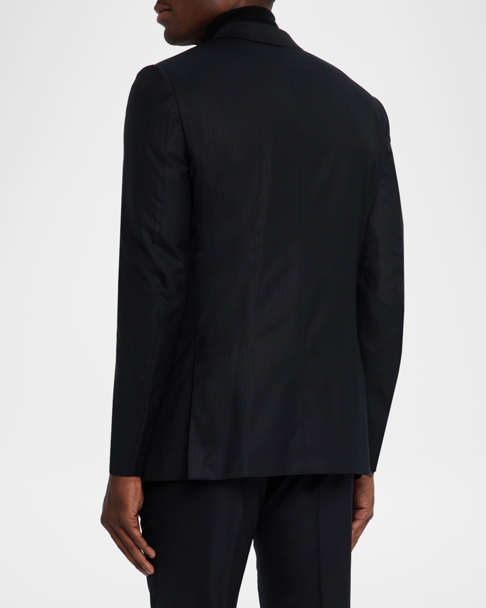 Men's Centoventimila Wool Tonal Stripe Suit Product Image